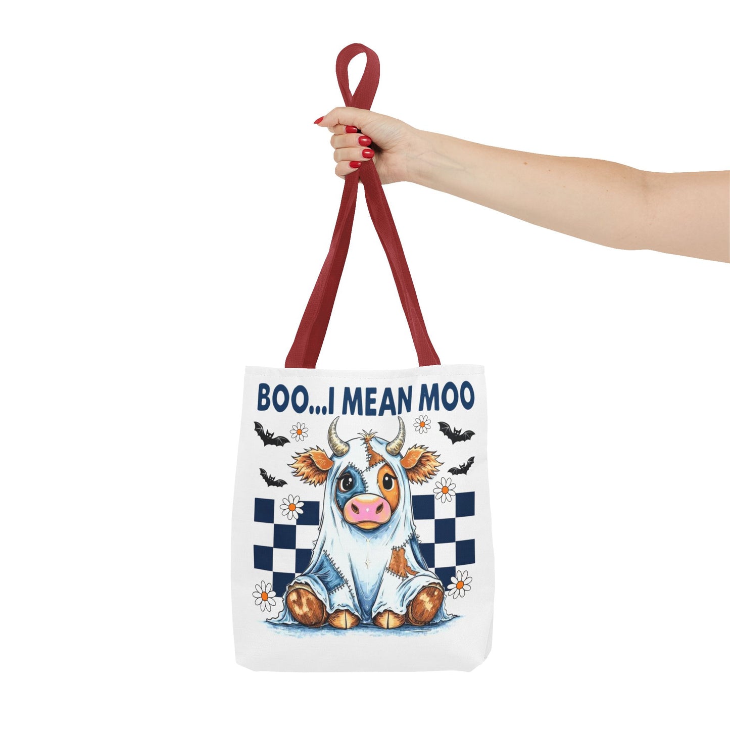 ๐ฎ Boo... I Mean Moo Cow Halloween Tote Bag โ Spooky Cute Farmhouse Fun ๐ป๐