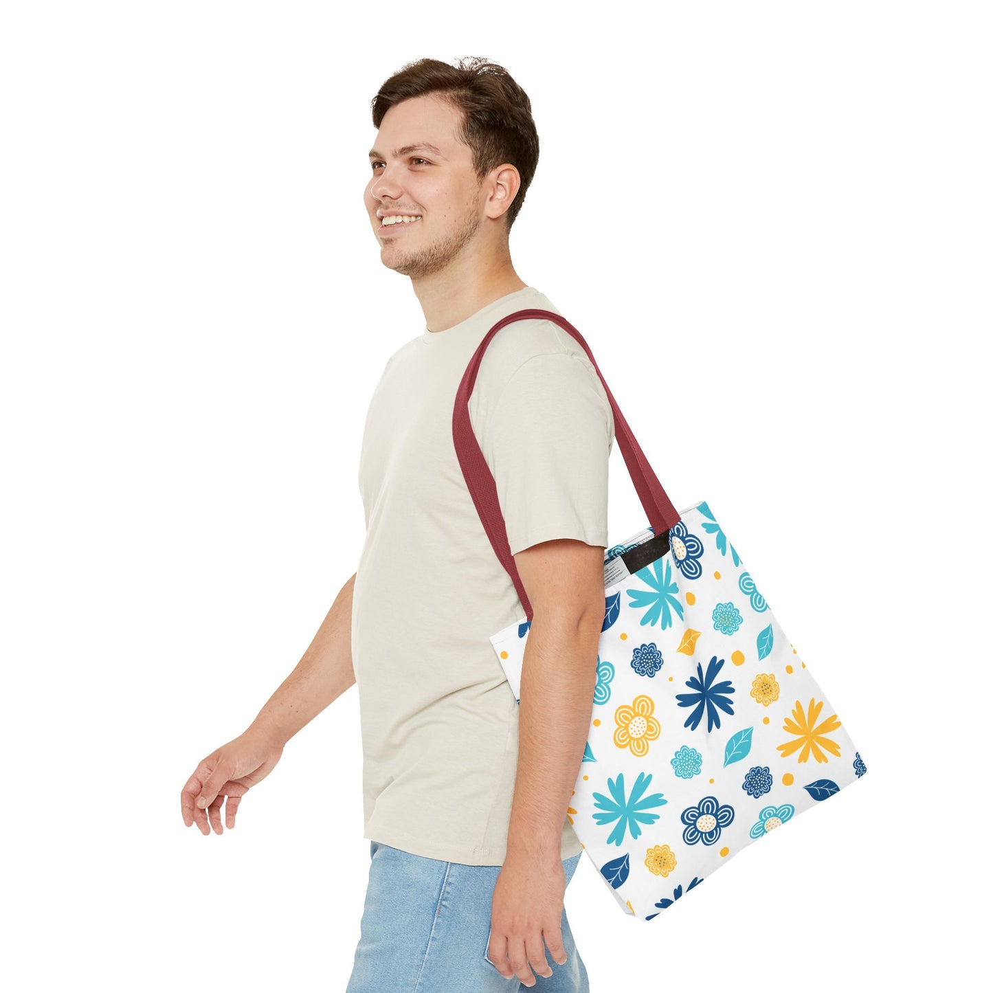 🌸 Elegante bolso tote floral: un accesorio chic y versátil para el día a día 🌿