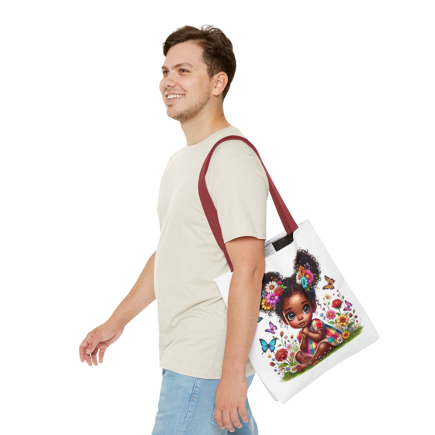 🌸 Niña de las Flores – Bolso de mano adorable y colorido para todas las edades 🌼