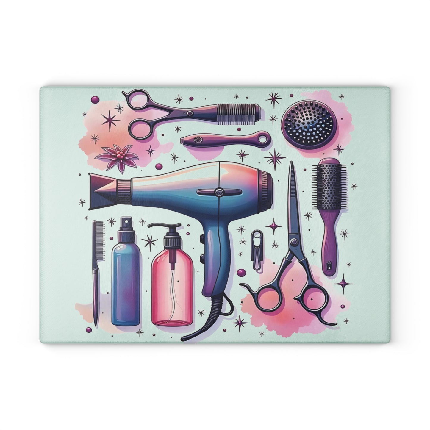 Shear Perfection – Tabla de cortar de vidrio para estilistas 💇♀️✨