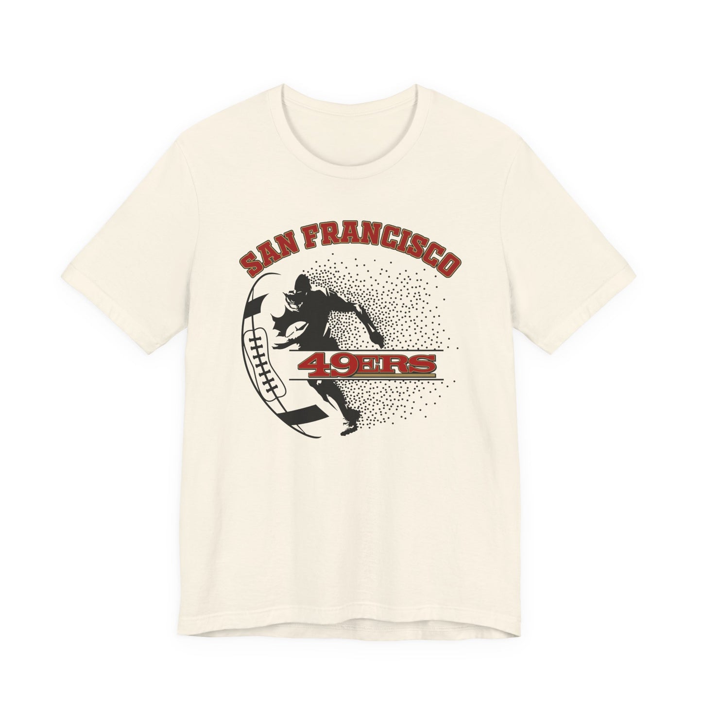 ๐ฅ Bold Red & Black Jersey Graphic Tee โ Vintage Vibes for Every Fan ๐ฏ