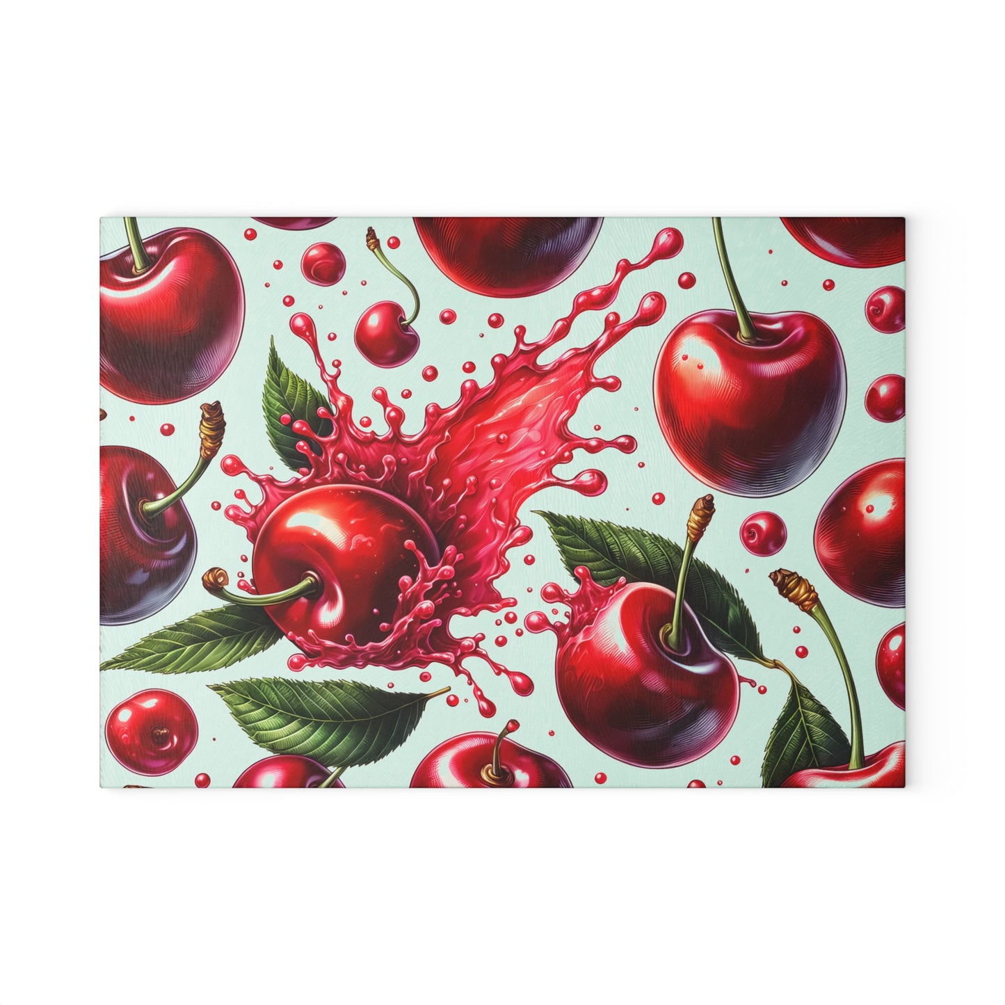🍒 Cherry Splash Cutting Board – Bold, Juicy Style for the Modern Kitchen