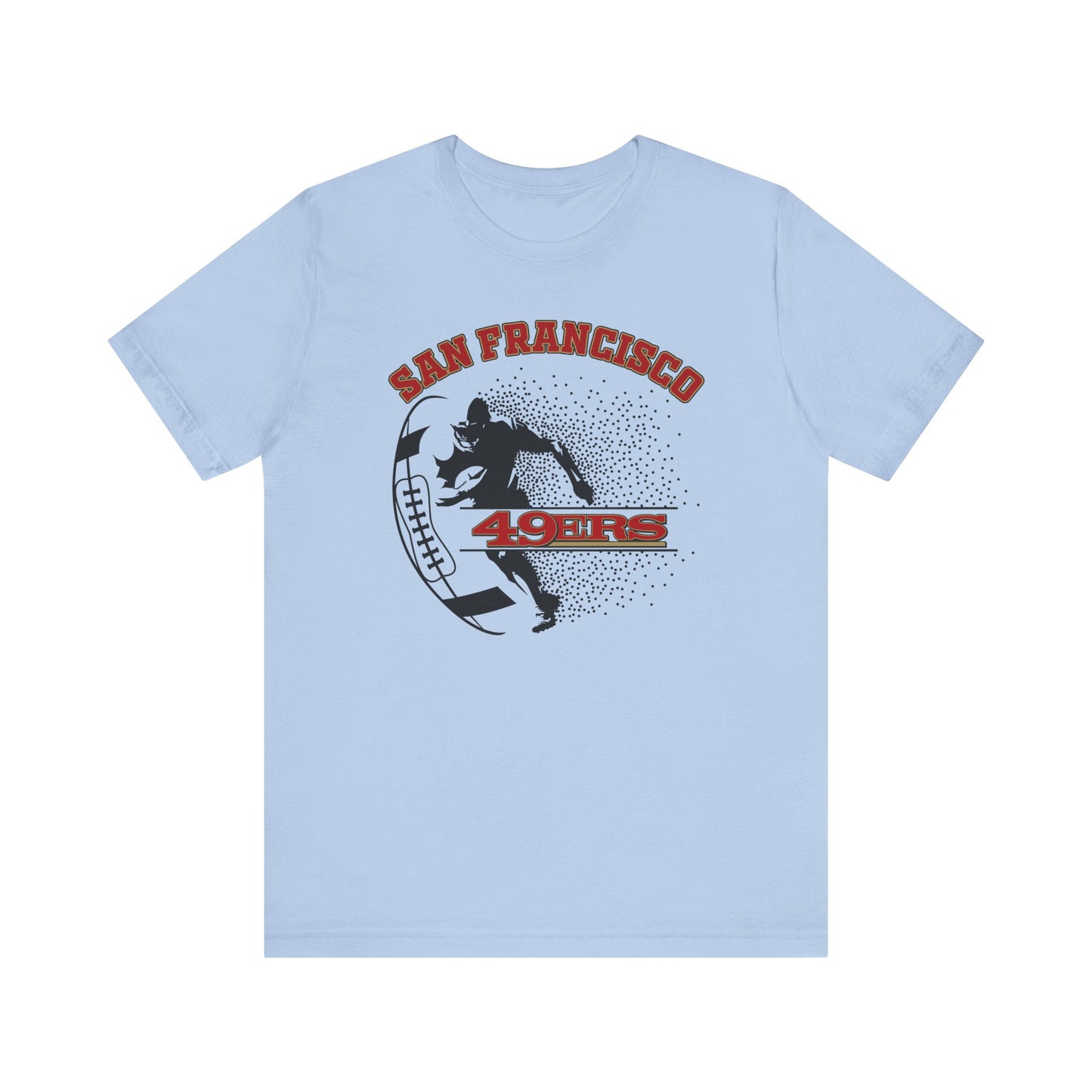 ๐ฅ Bold Red & Black Jersey Graphic Tee โ Vintage Vibes for Every Fan ๐ฏ