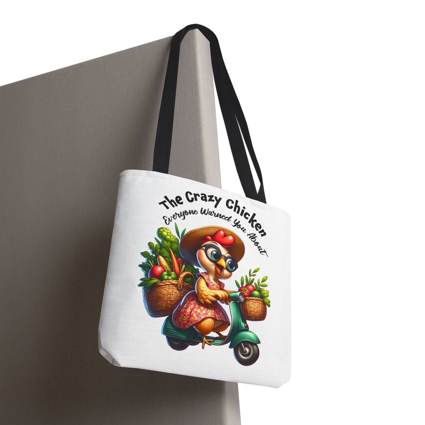 Bolsa de compras divertida con diseño de pollo: un encantador diseño de granja fresca 🐔