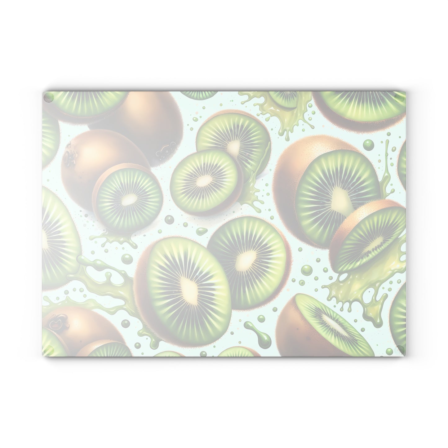 Tabla de cortar Kiwi Splash: Delicias verdes y picantes para tu cocina