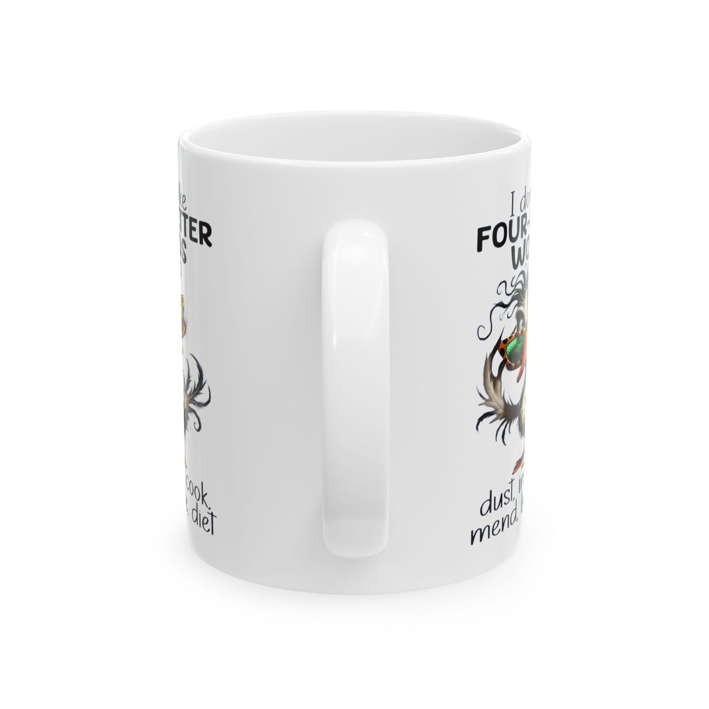 ☕ Taza de café Sassy Duck “Palabras de cuatro letras”: ¡un regalo divertido y con actitud!
