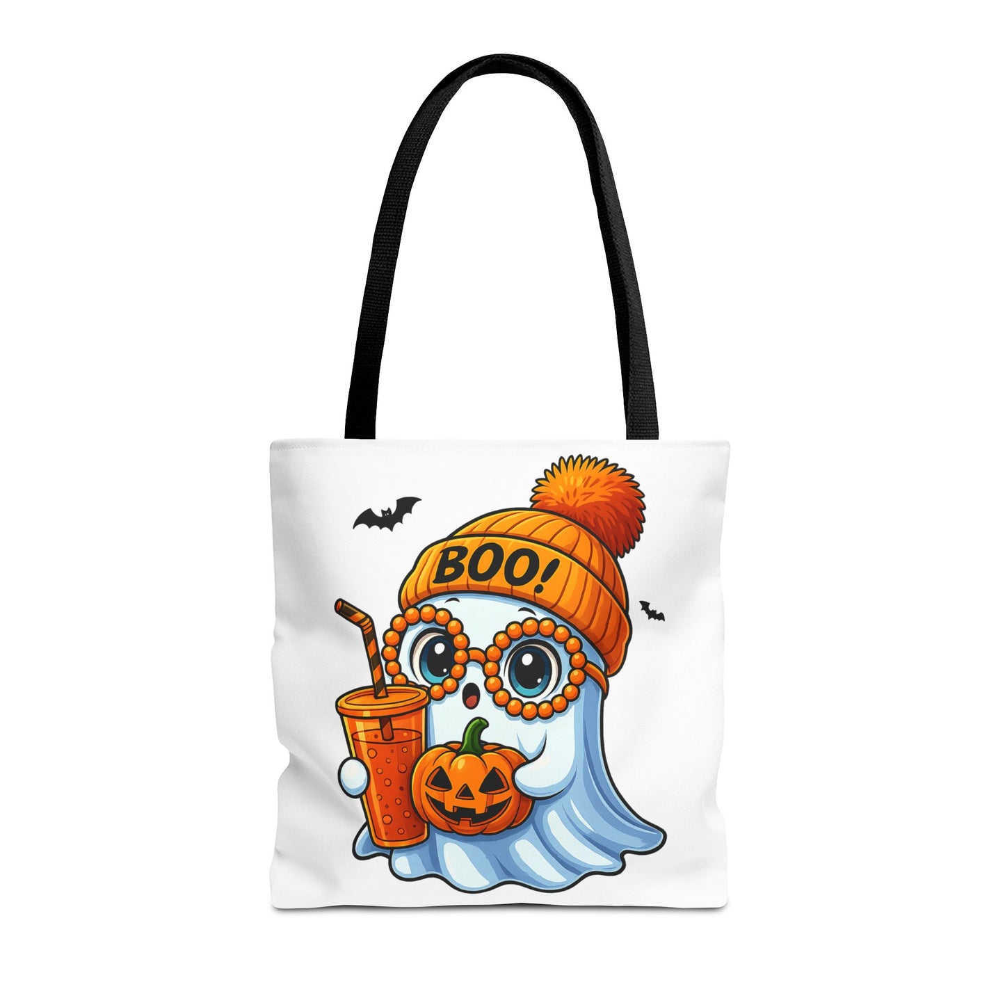 ๐ป Boo-tiful Ghost Tote Bag โ Spooky Cute Halloween Vibes ๐๐