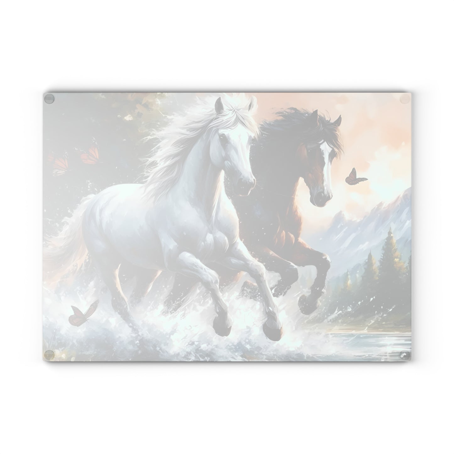 🐎 Wild Spirit Horse Cutting Board – Galloping Elegance for Your Kitchen