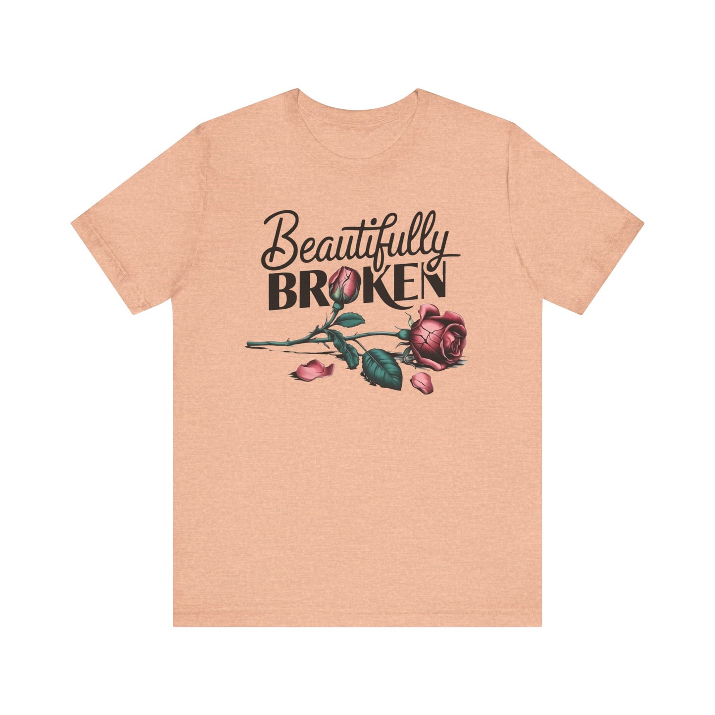 Camiseta Rosa “Beautifully Broken”: una camiseta empoderante con una elegancia suave
