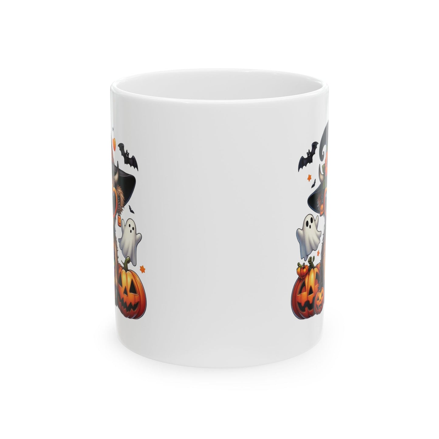 🎃 Highland Cow Halloween Mug – Spooky & Sweet Fall Sips 👻