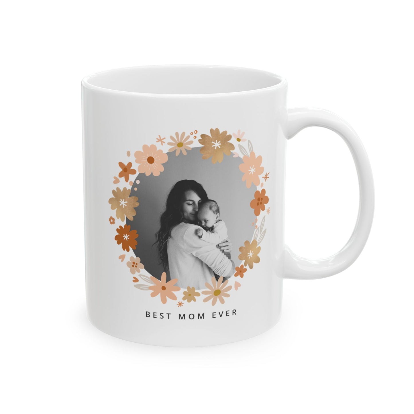 🌸 Personalized "Best Mom Ever" Photo Mug – A Heartfelt Gift for Mother's Day 💖