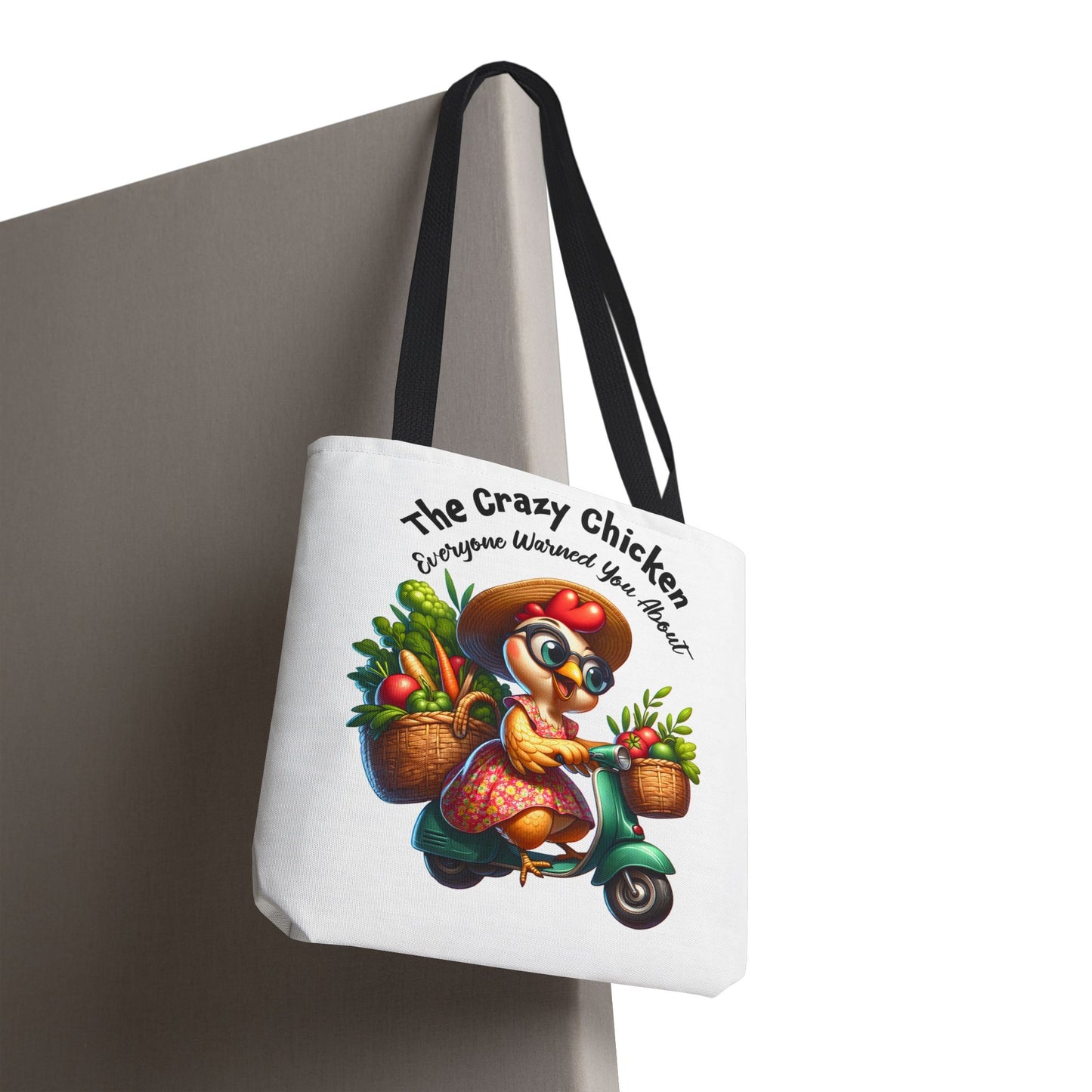Bolsa de compras divertida con diseño de pollo: un encantador diseño de granja fresca 🐔