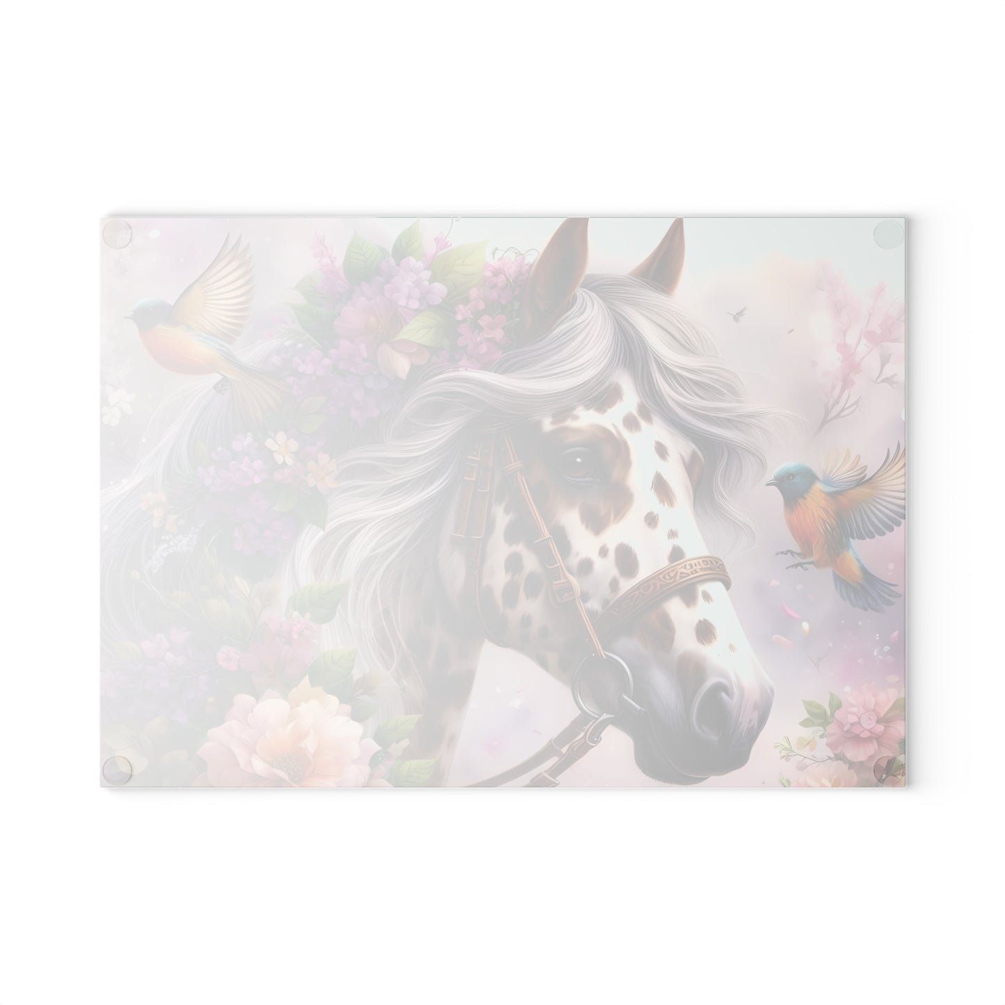 Appaloosas Horse cutting board Tempered Glass Cutting Board Charcuterie Board Chopping Board Housewarming Gift Custom cutting board