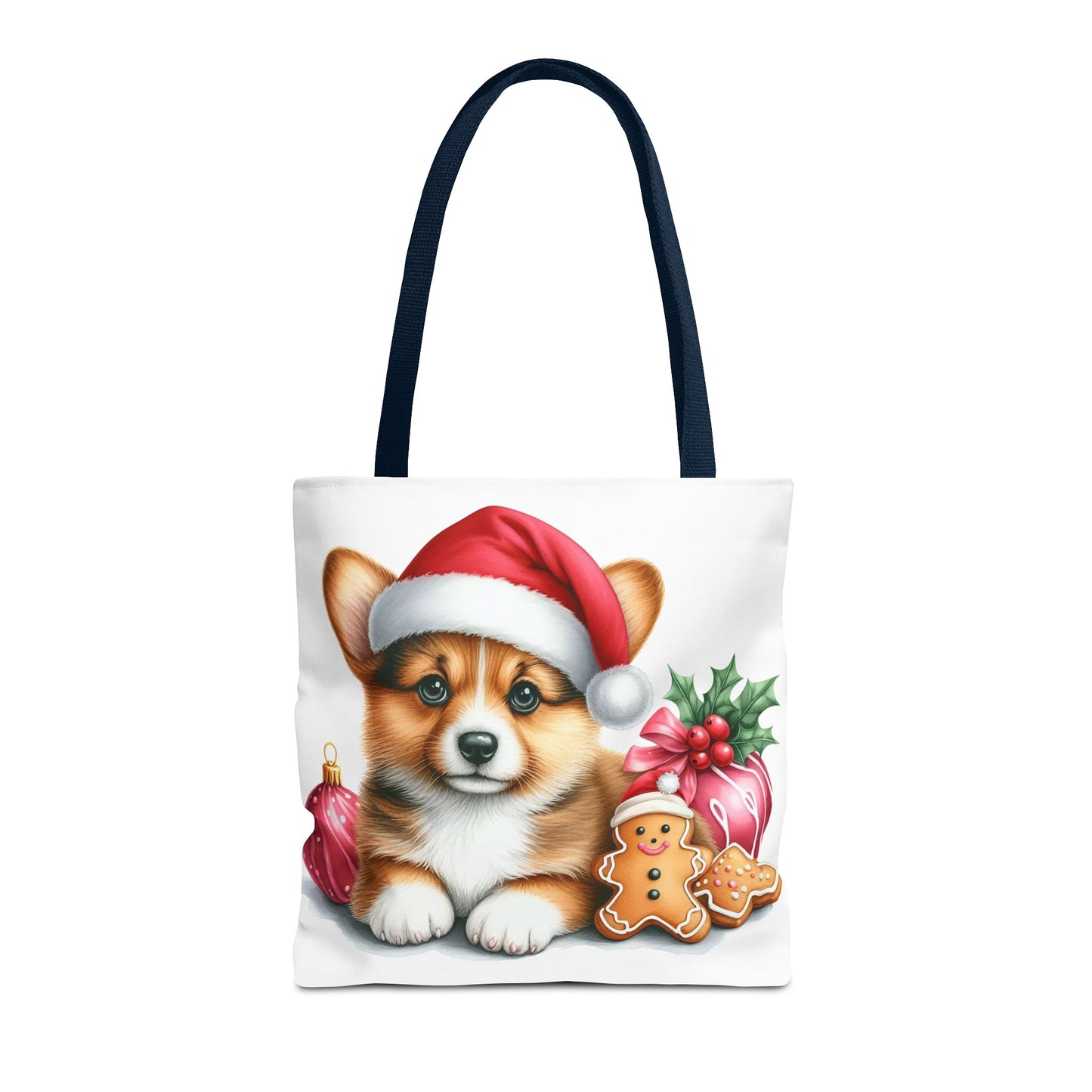 🎄 Corgi Christmas Cookie Tote – Sweet Holiday Charm for Dog Lovers 🐾