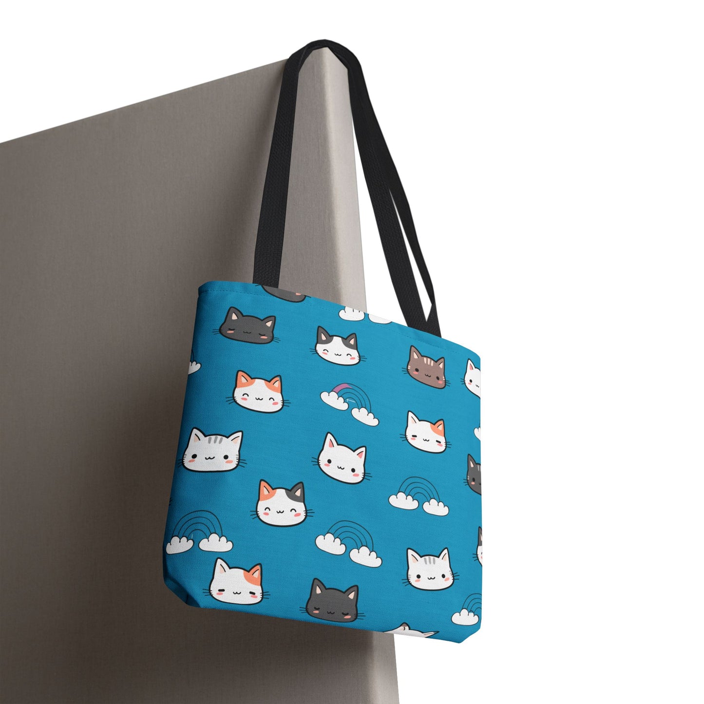 Bolsa de mano para gatos, regalo para amantes de los gatos, bolsa reutilizable, bolsa para mamá gata, ecológica, bolsa con estampado animal, diseño de gatito lindo, amante de las mascotas