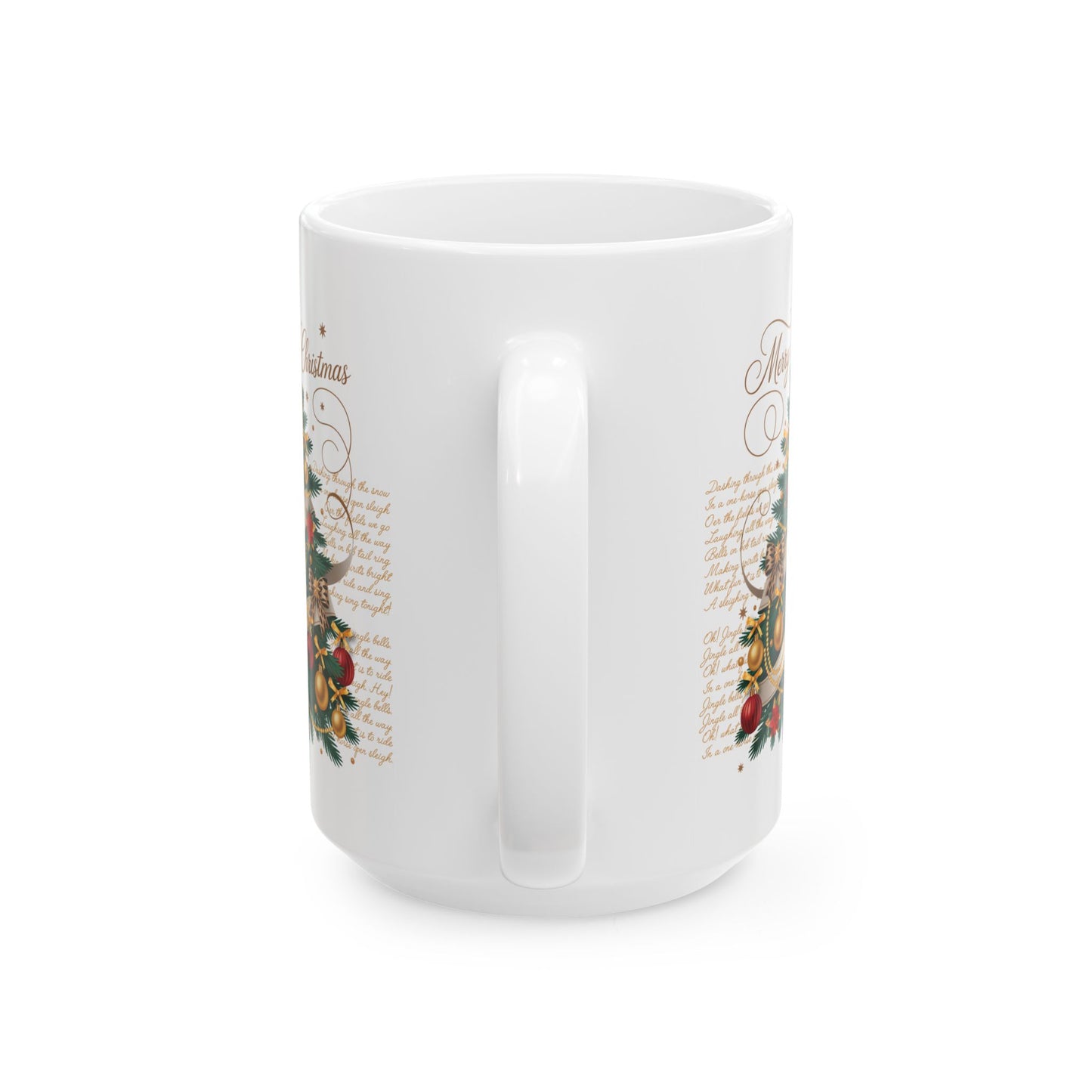 🎄✨ Merry Christmas Tree – Festive Evergreen Coffee Cup ☕