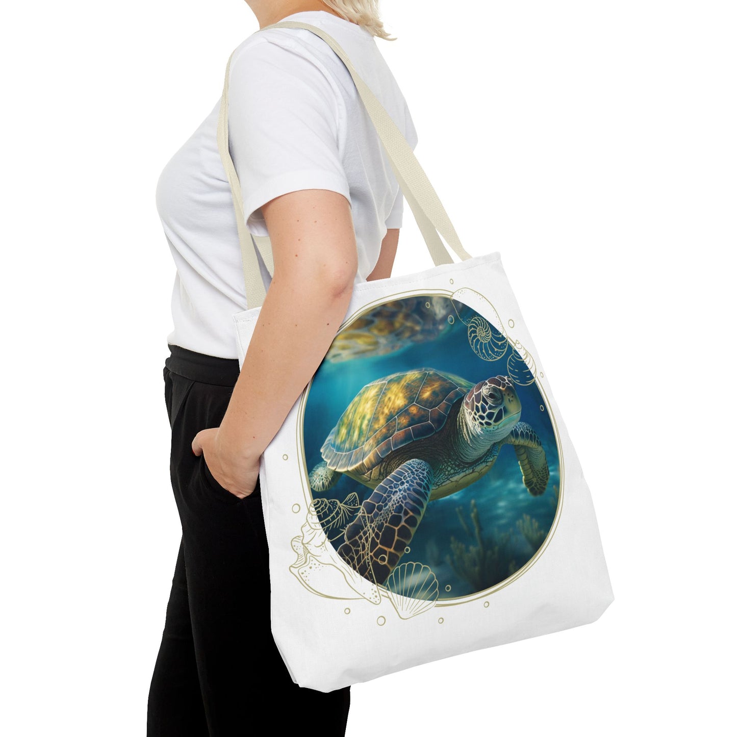 🐢 Elegante Tortuga Marina – Bolsa Ecológica para Amantes de la Naturaleza 🌊