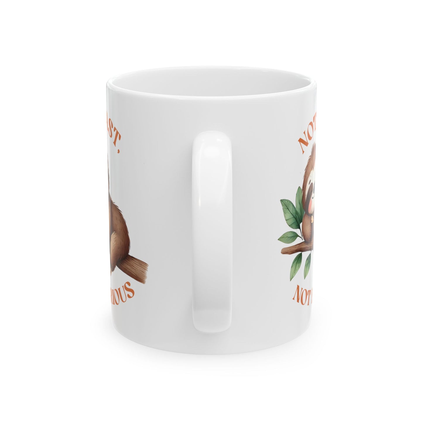 🐾 Ni rápido ni furioso: divertida taza de café con perezoso para almas relajadas 🦥