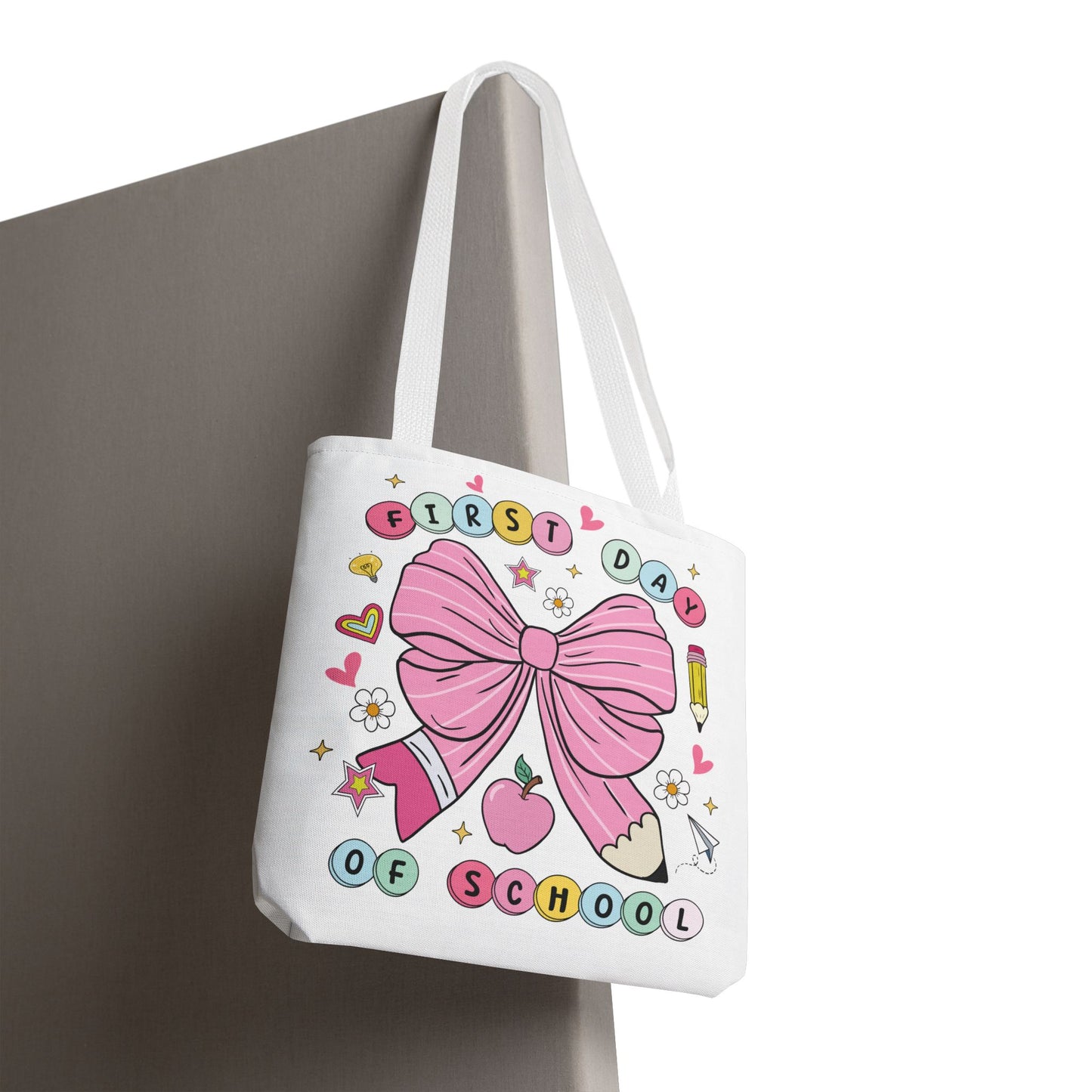 🎀 Coquette First Day of School Tote – Sweet Style for a Smart Start 📚