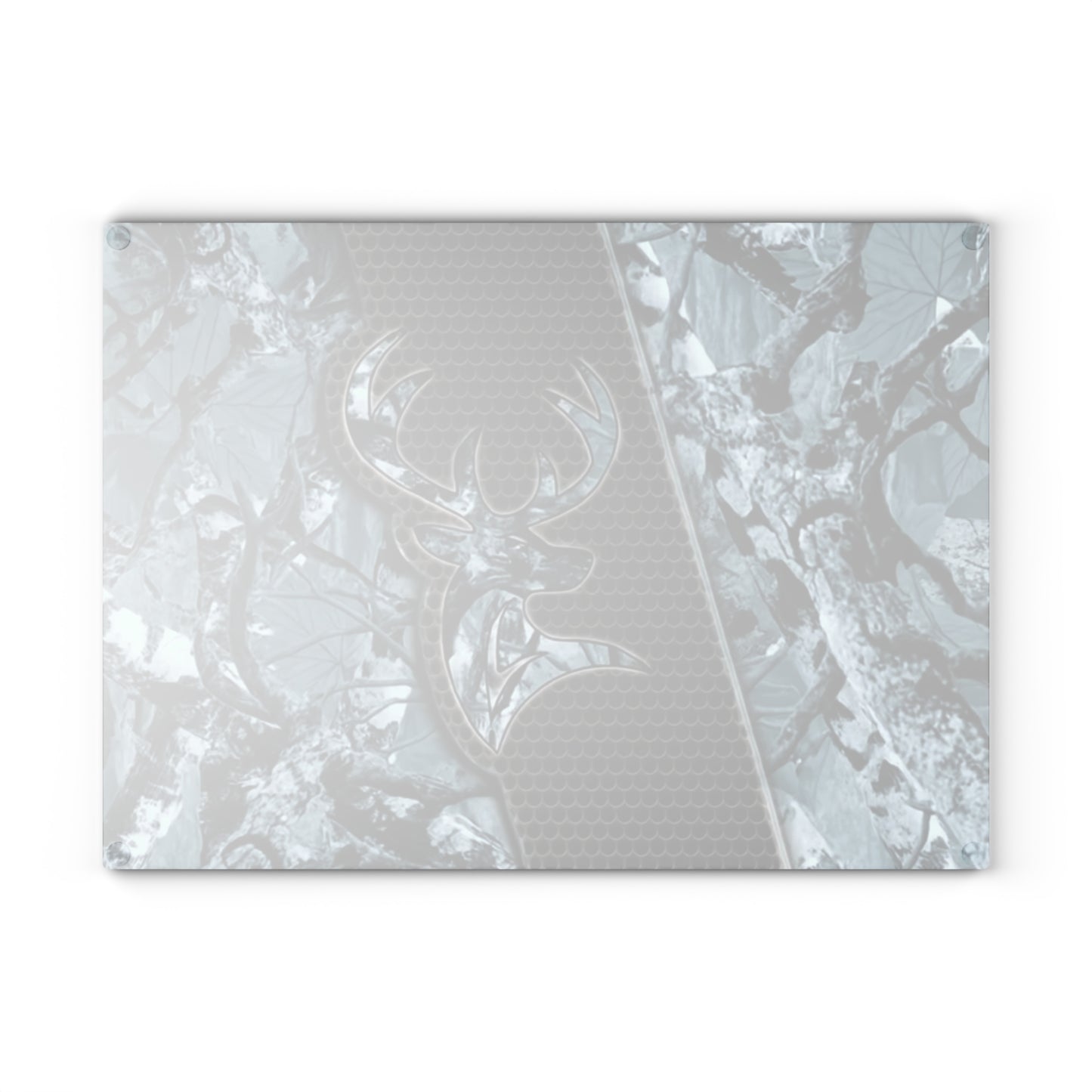 🦌 Blue Camo Deer Cutting Board – Rugged Style Meets Rustic Utility for the Modern Outdoorsman