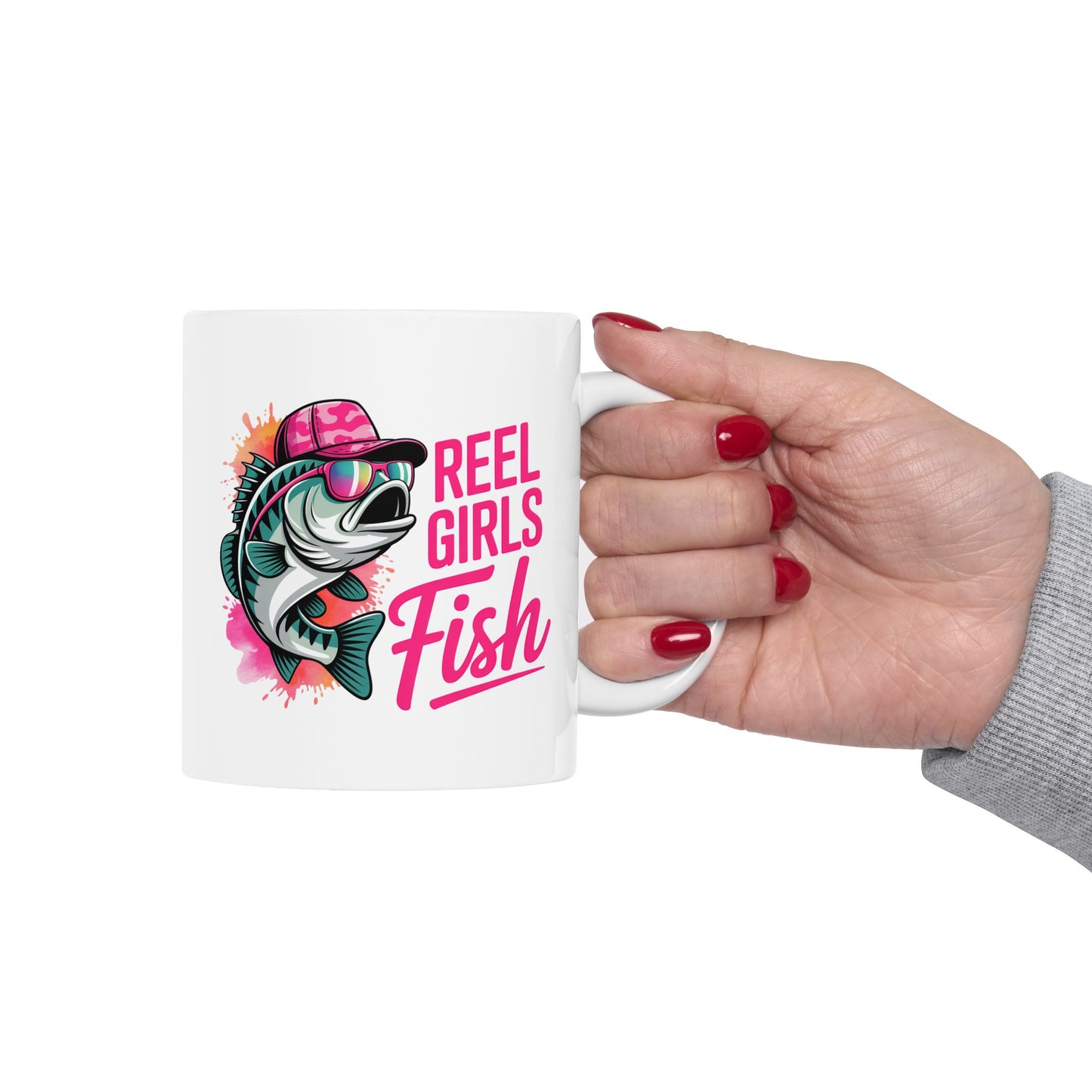 🎣 Reel Girls Fish Mug – Fierce, Fun & Full of Sass 💕🐟