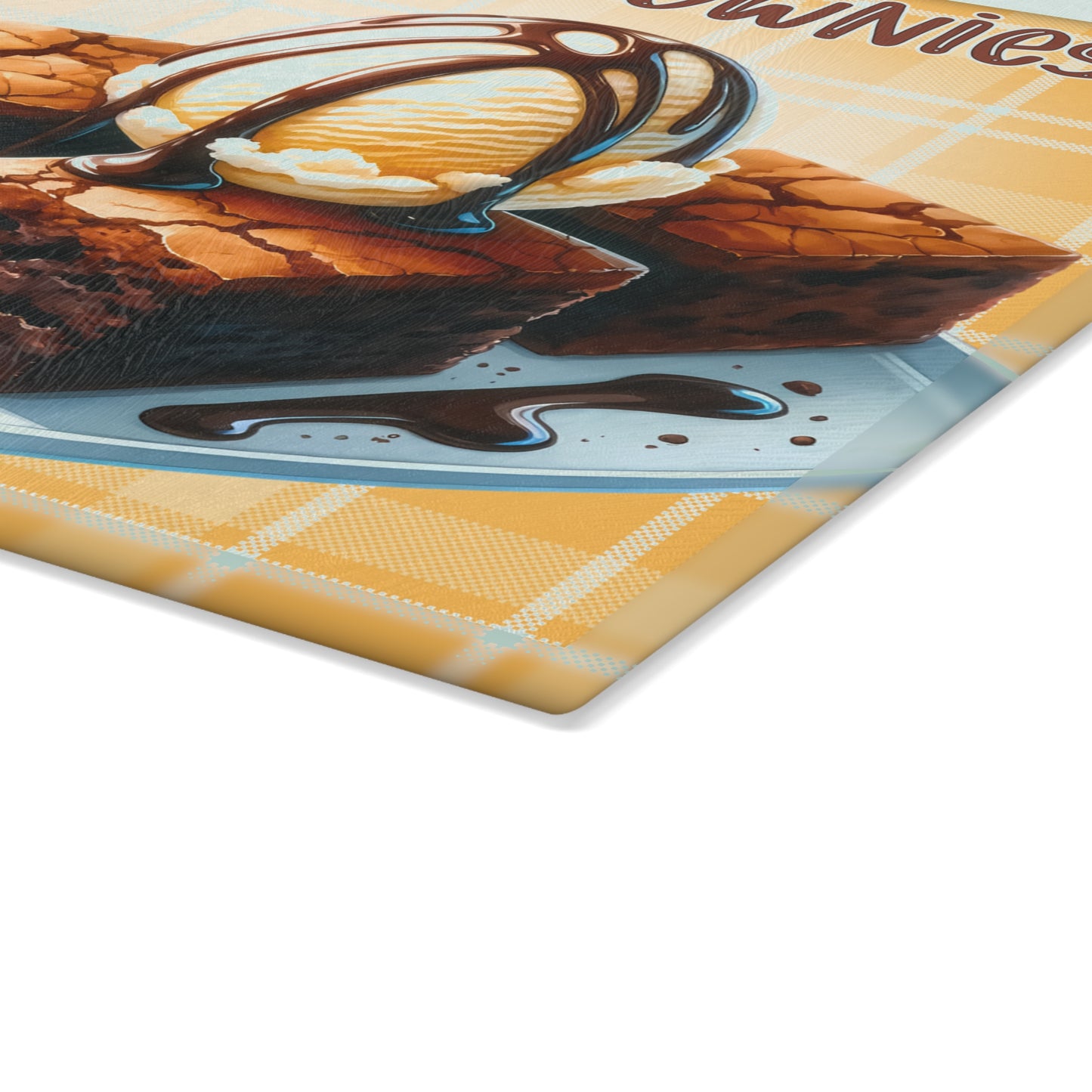 Tabla de cortar con recetas de brownies de chocolate: delicias exquisitas para los más dulces