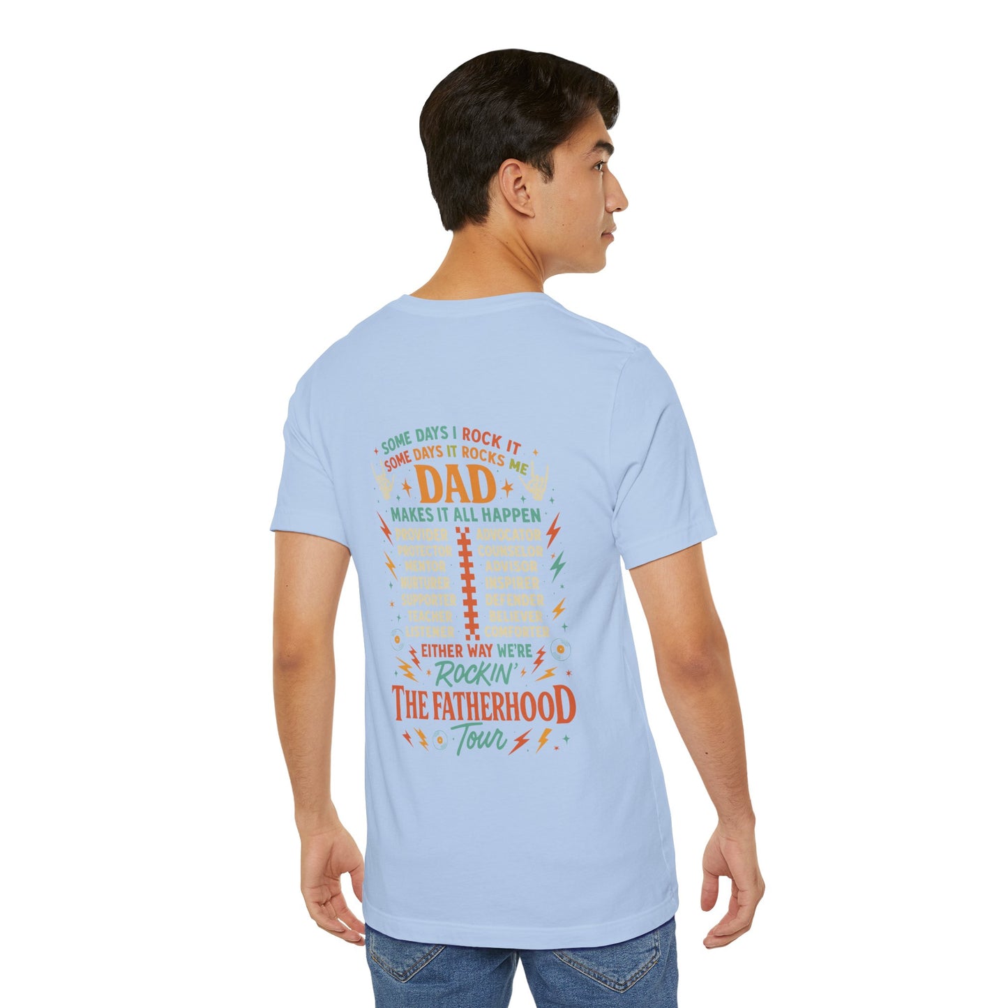 🎤 DAD TOUR – Camiseta divertida para papá inspirada en un concierto