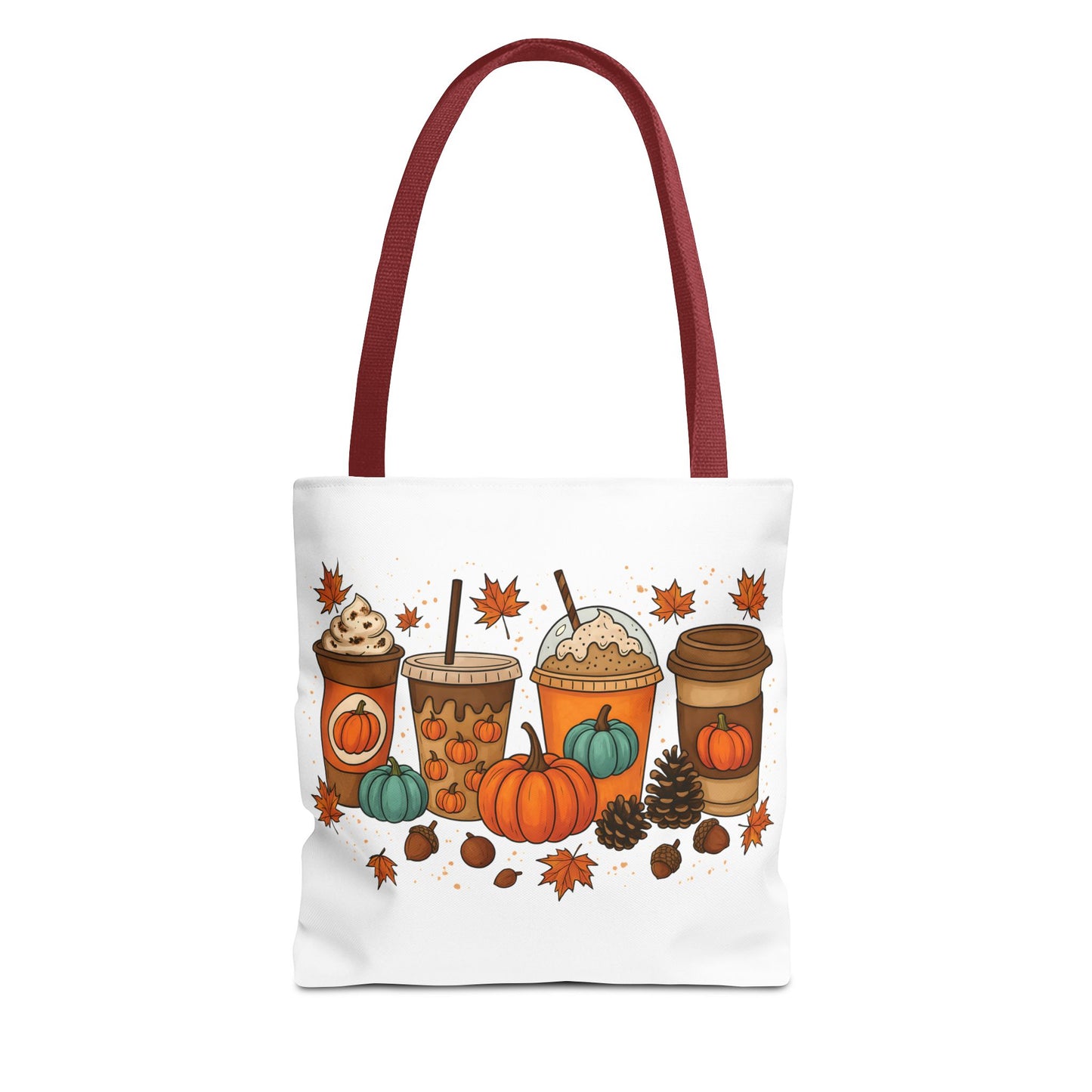 🎃 Pumpkin Spice Vibes Tote Bag – Sippin’ Cozy Fall in Style ☕🍂