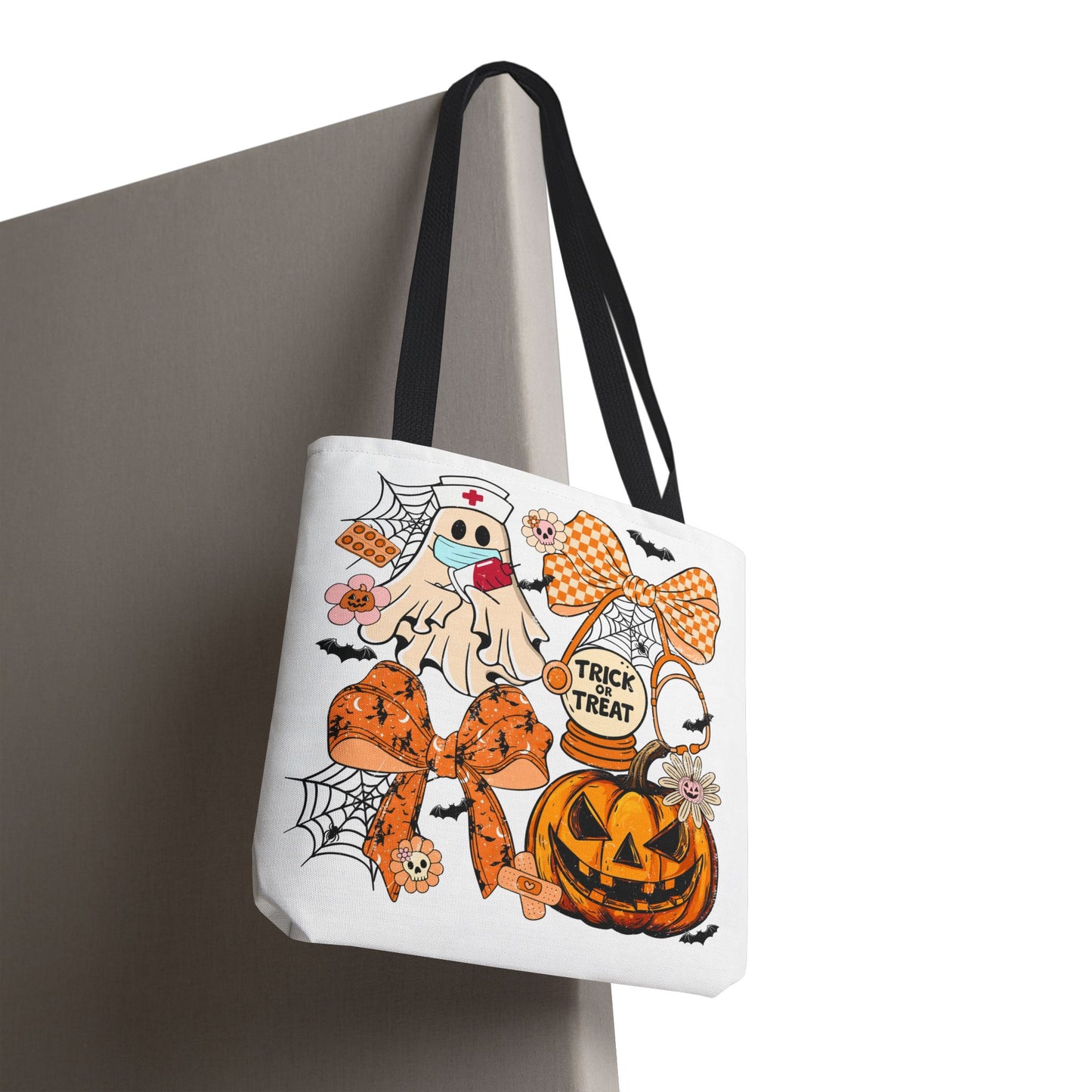 ๐ฉบ Nurse Ghost Tote Bag โ Spooky Season Meets Healthcare Heroes ๐ป๐