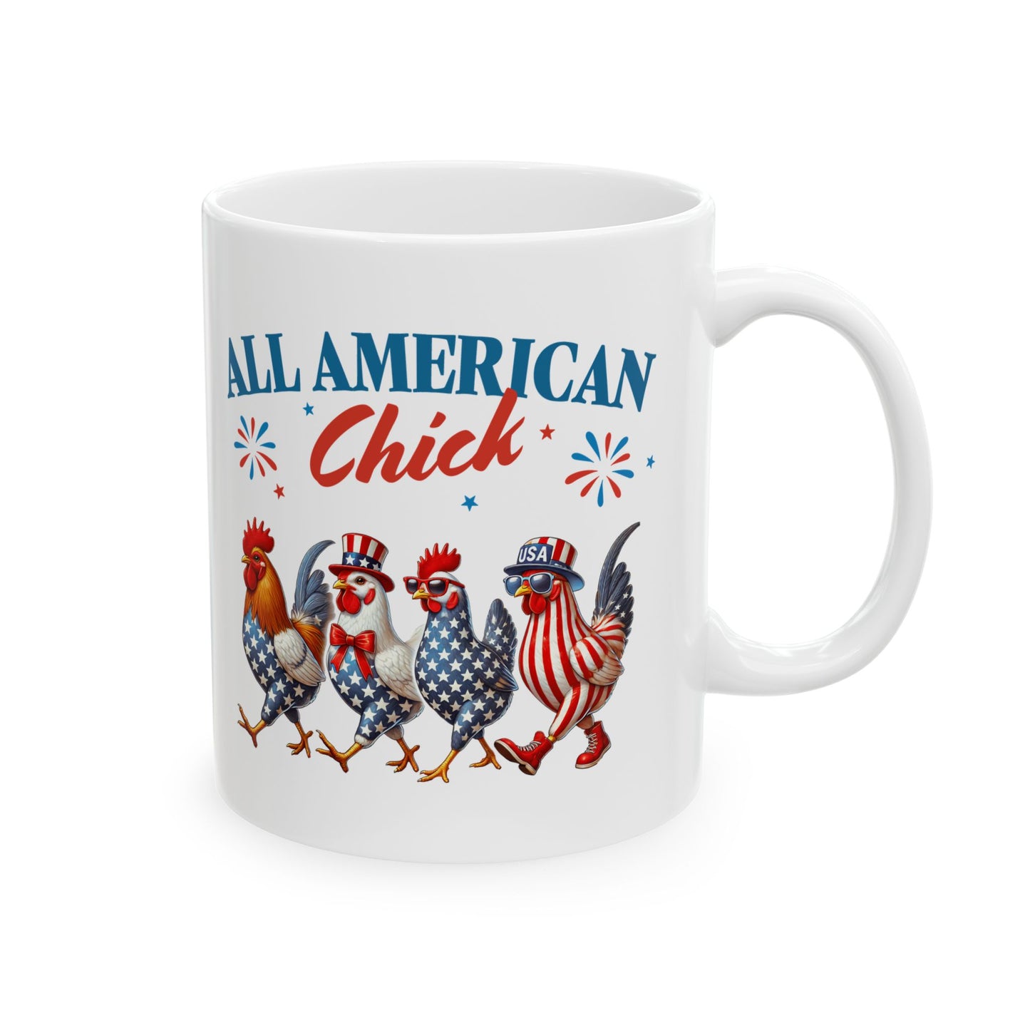 USA All American Chick – 4th of July Mug