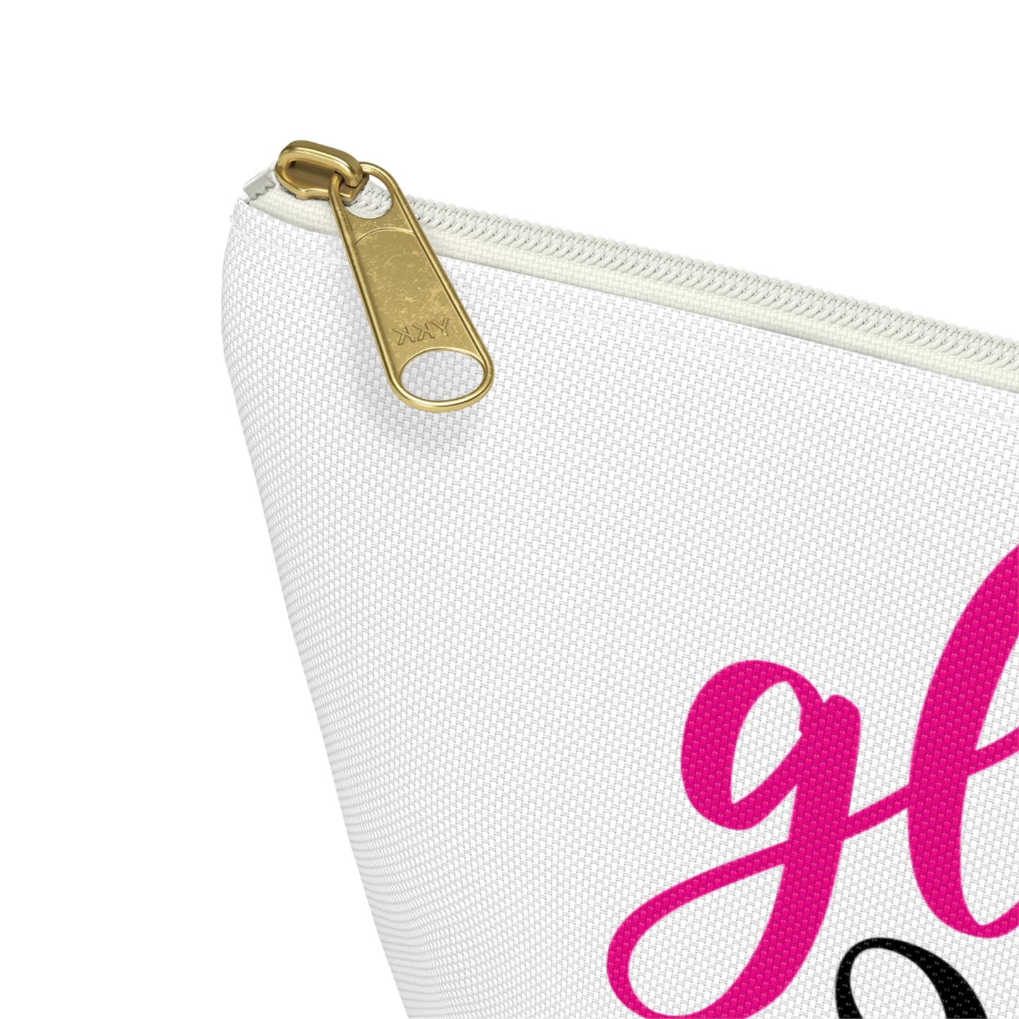Accessory Pouch – "Gloss Boss" Pink Makeup Bag