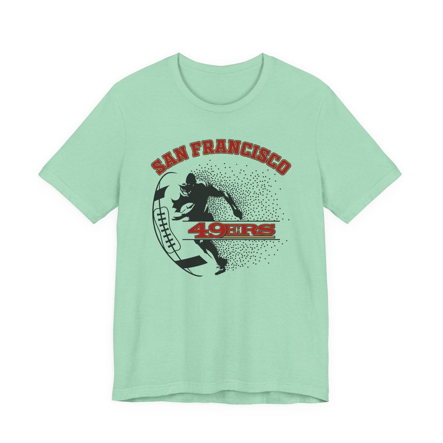 ๐ฅ Bold Red & Black Jersey Graphic Tee โ Vintage Vibes for Every Fan ๐ฏ