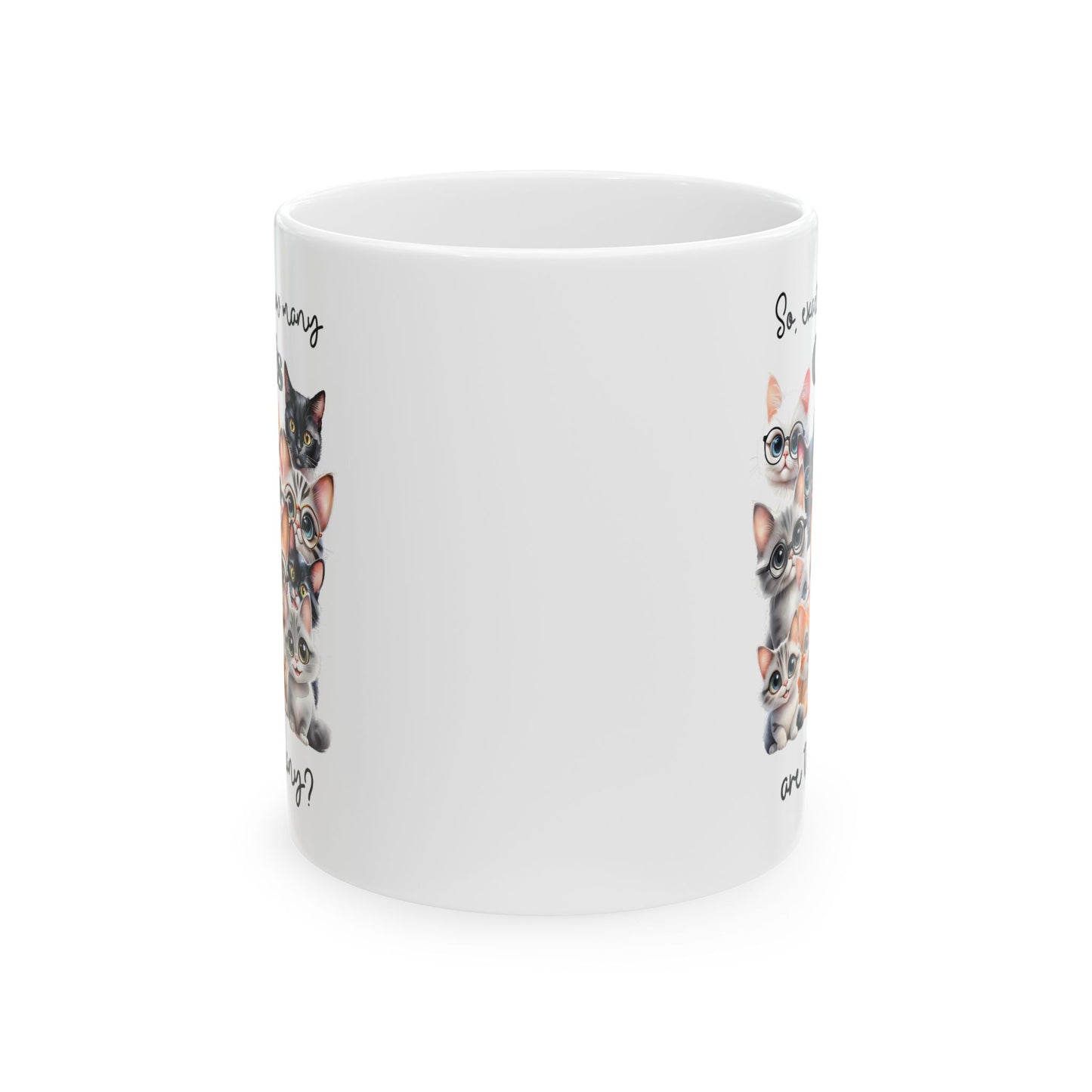 🐾 Cat Squad – Taza de café con diseño de gato, adorable y divertida, para amantes de los gatos 🐱