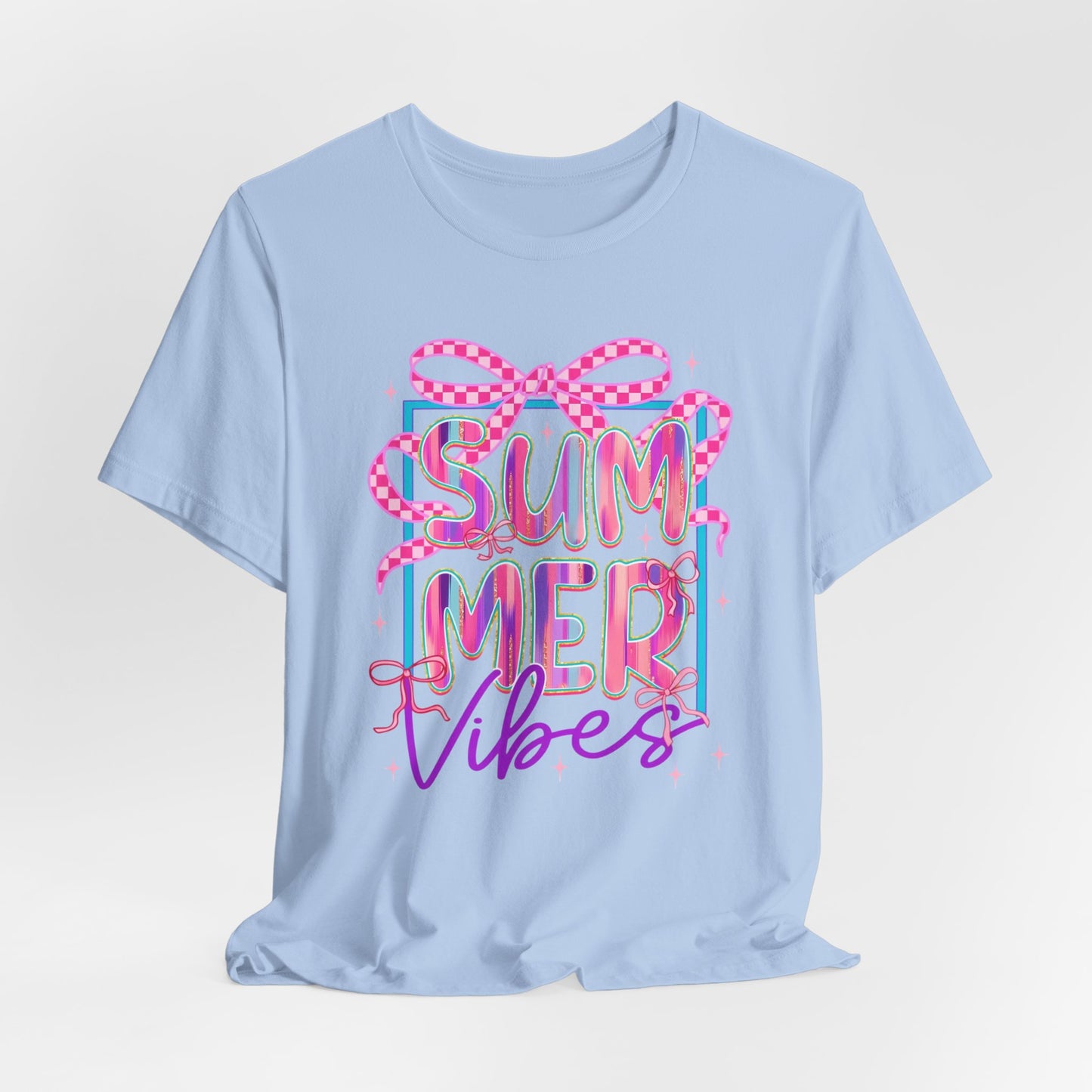☀️ Camiseta Summer Vibes: una camiseta gráfica bonita y cómoda para días de playa, barbacoas y vacaciones.