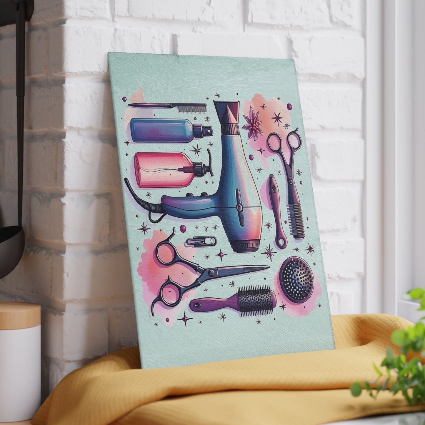 Shear Perfection – Tabla de cortar de vidrio para estilistas 💇♀️✨