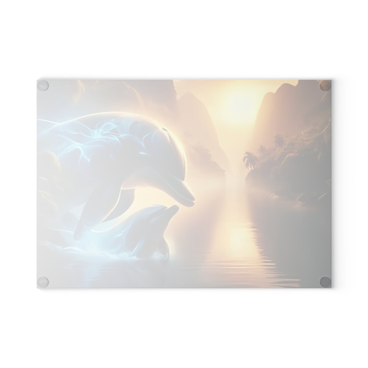Tabla de cortar con diseño de delfines, decoración de cocina con delfines, cocina con temática oceánica, decoración de vida marina, regalo de vida marina, regalo para amantes de los delfines, tabla de charcutería