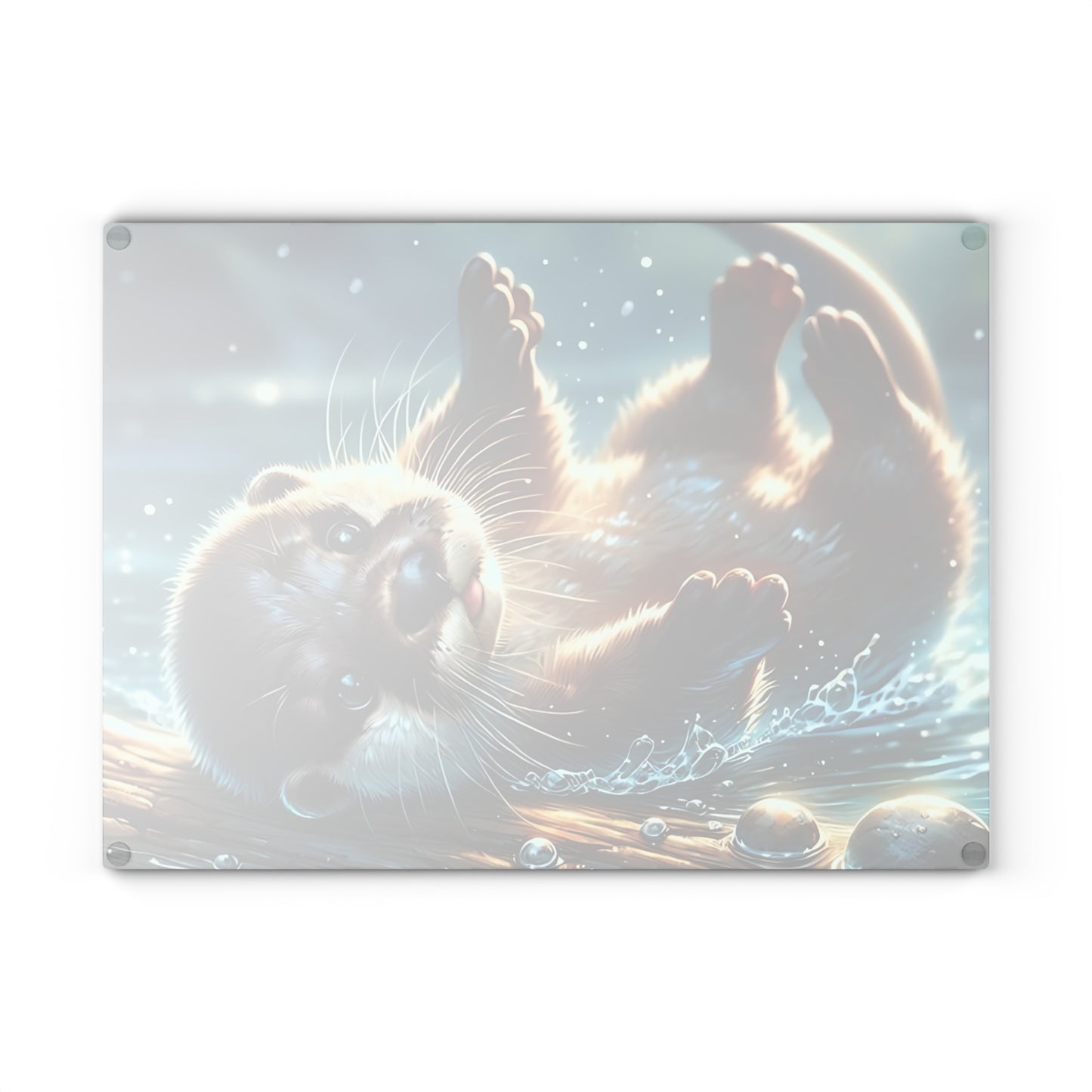 Tabla de cortar con forma de nutria juguetona: un encanto caprichoso para los amantes de la naturaleza