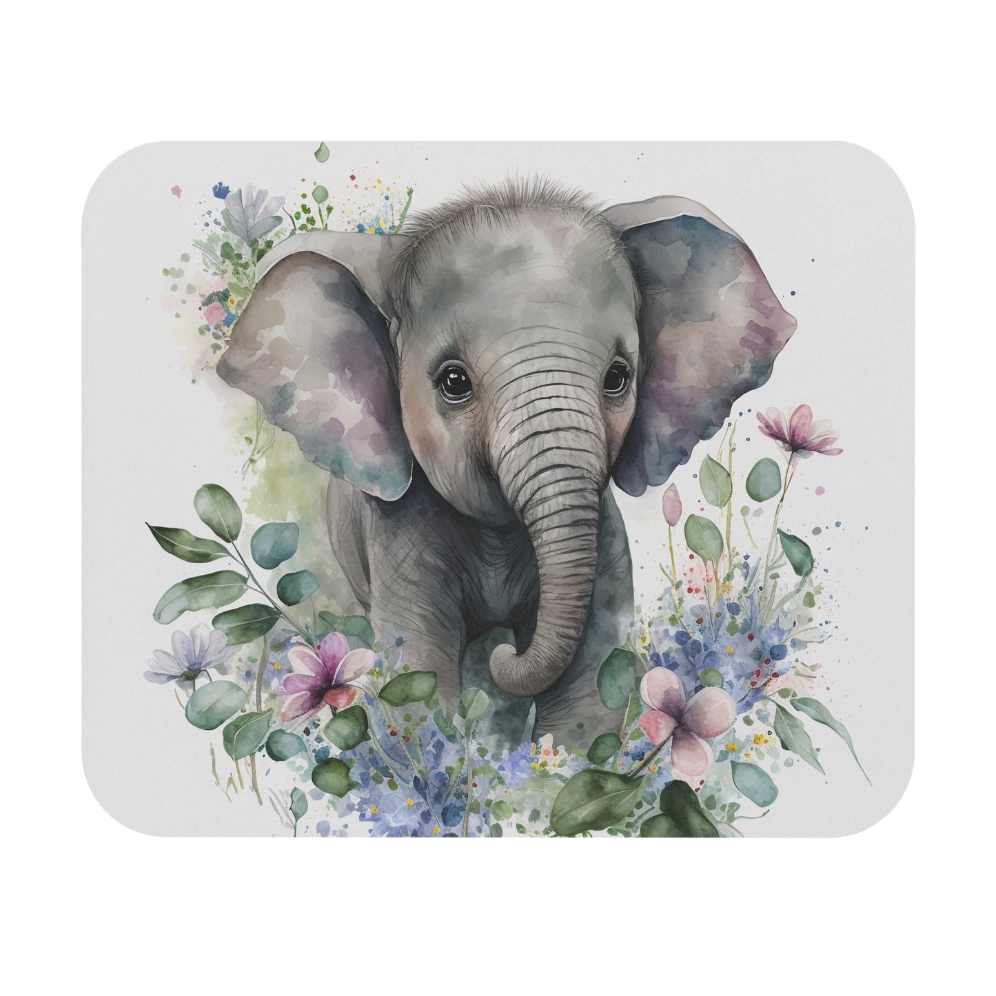 Alfombrilla de ratón con diseño de elefante majestuoso: accesorio de escritorio duradero y elegante
