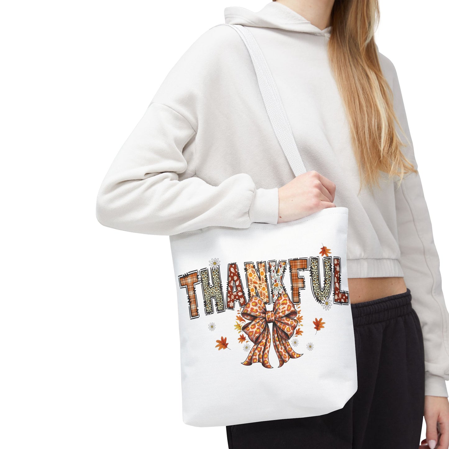 🧡 Thankful Tote Bag – Leopard Prints & Autumn Vibes in One Cozy Carryall 🍁