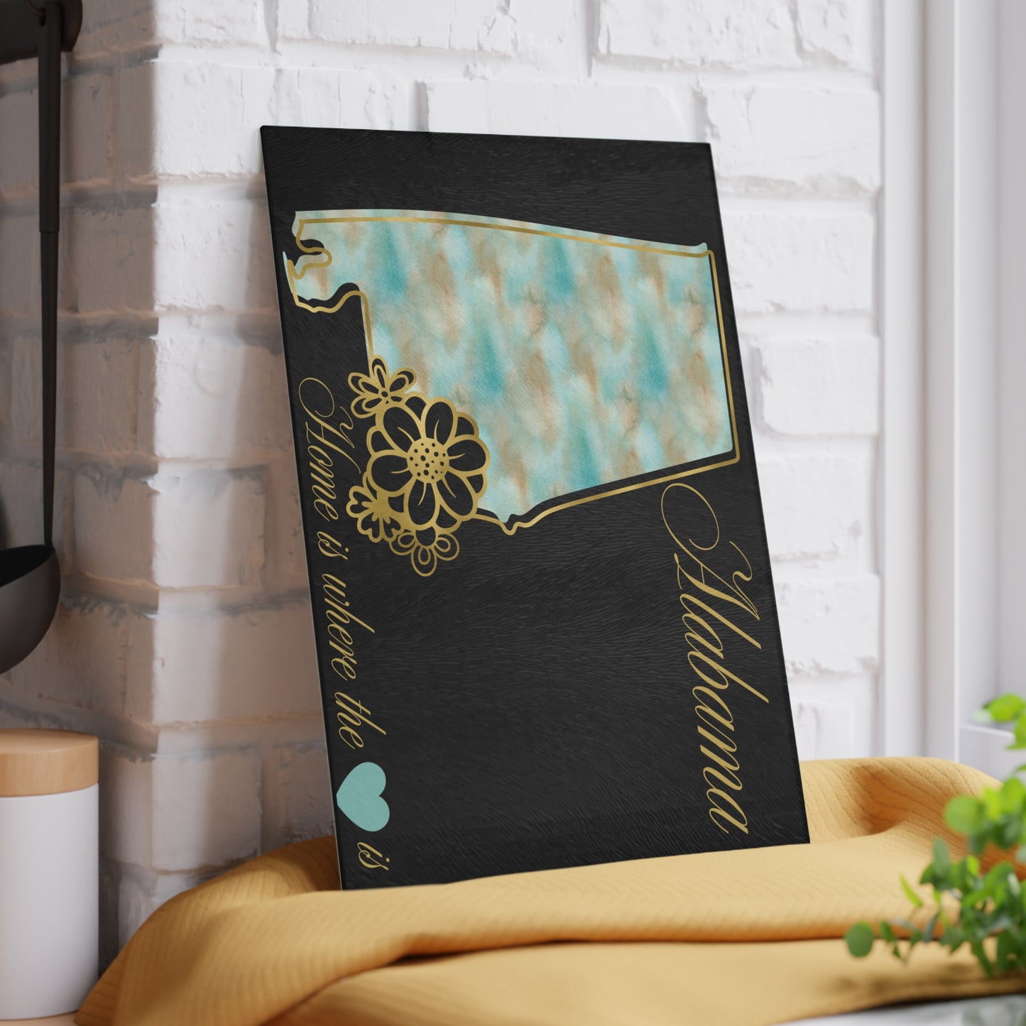 💙 Alabama State Cutting Board – Elegant Southern Charm in Every Slice