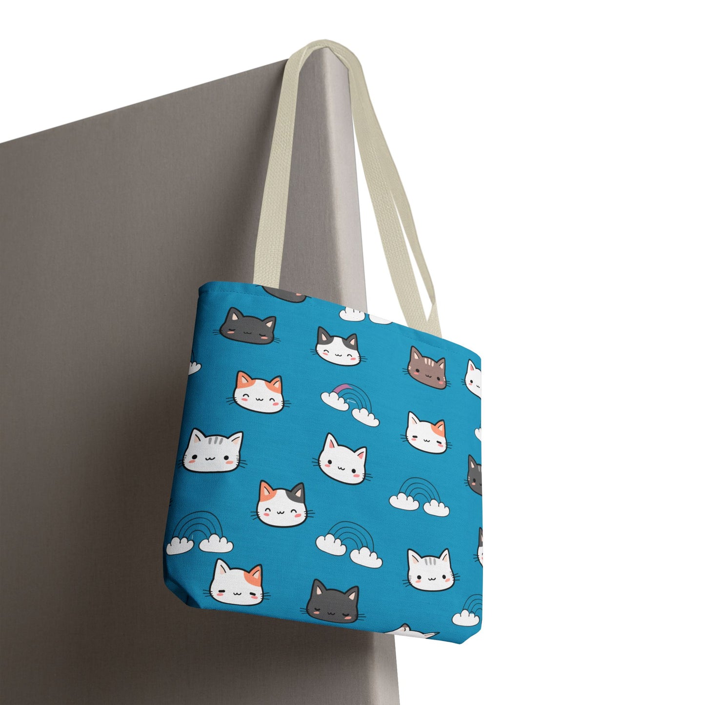 Bolsa de mano para gatos, regalo para amantes de los gatos, bolsa reutilizable, bolsa para mamá gata, ecológica, bolsa con estampado animal, diseño de gatito lindo, amante de las mascotas