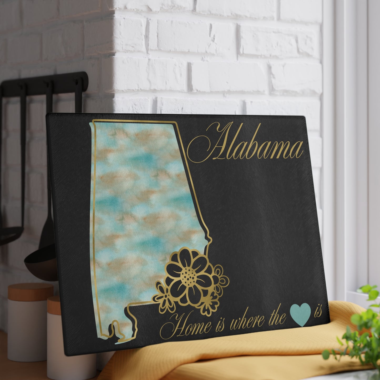 💙 Alabama State Cutting Board – Elegant Southern Charm in Every Slice