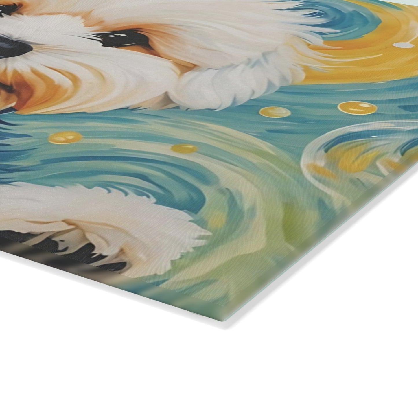 🐶✨ Bichon Frise Cutting Board – Fluffy Charm for Your Kitchen Décor