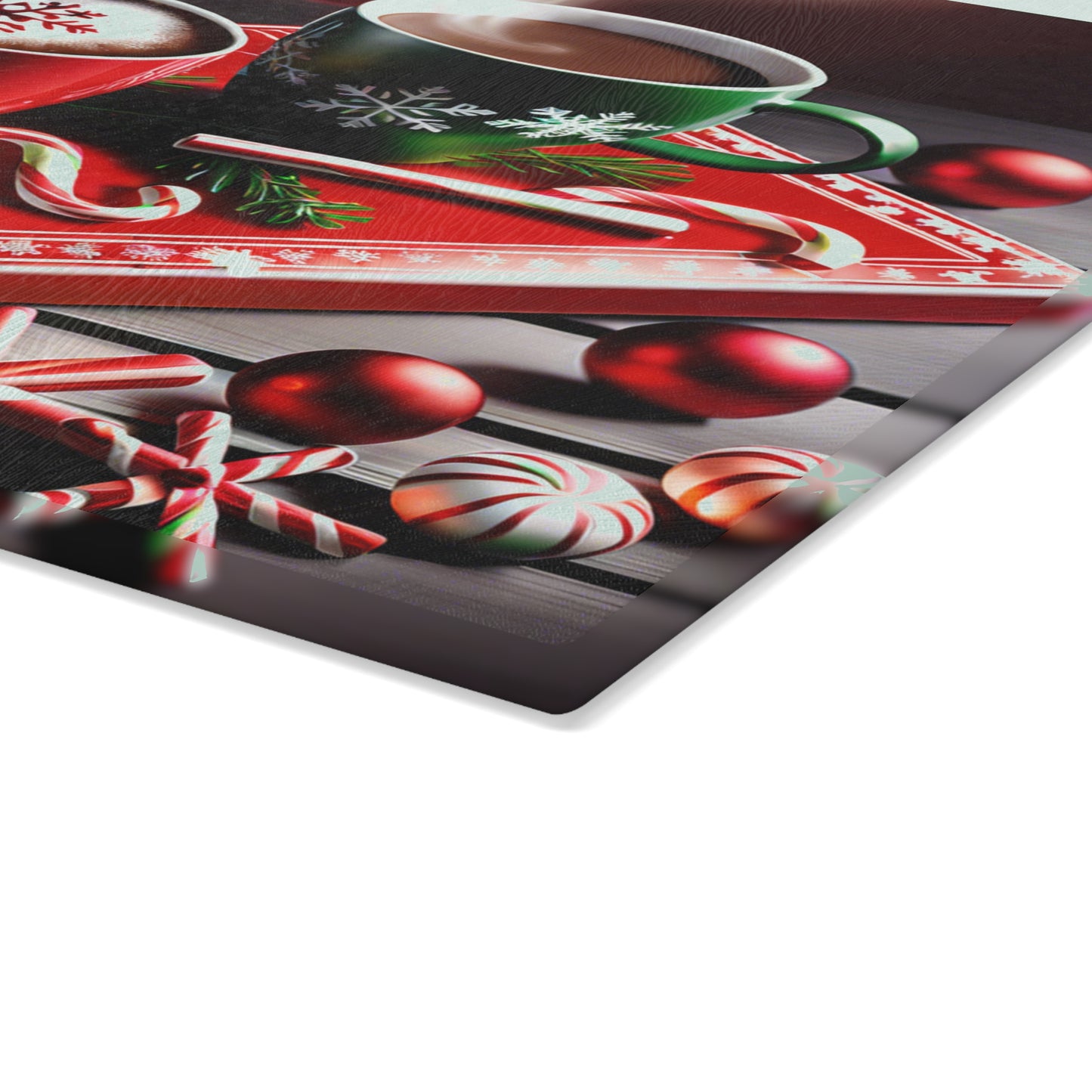 🎄 Holiday Cocoa Cutting Board – Festive Cheer for Your Holiday Table
