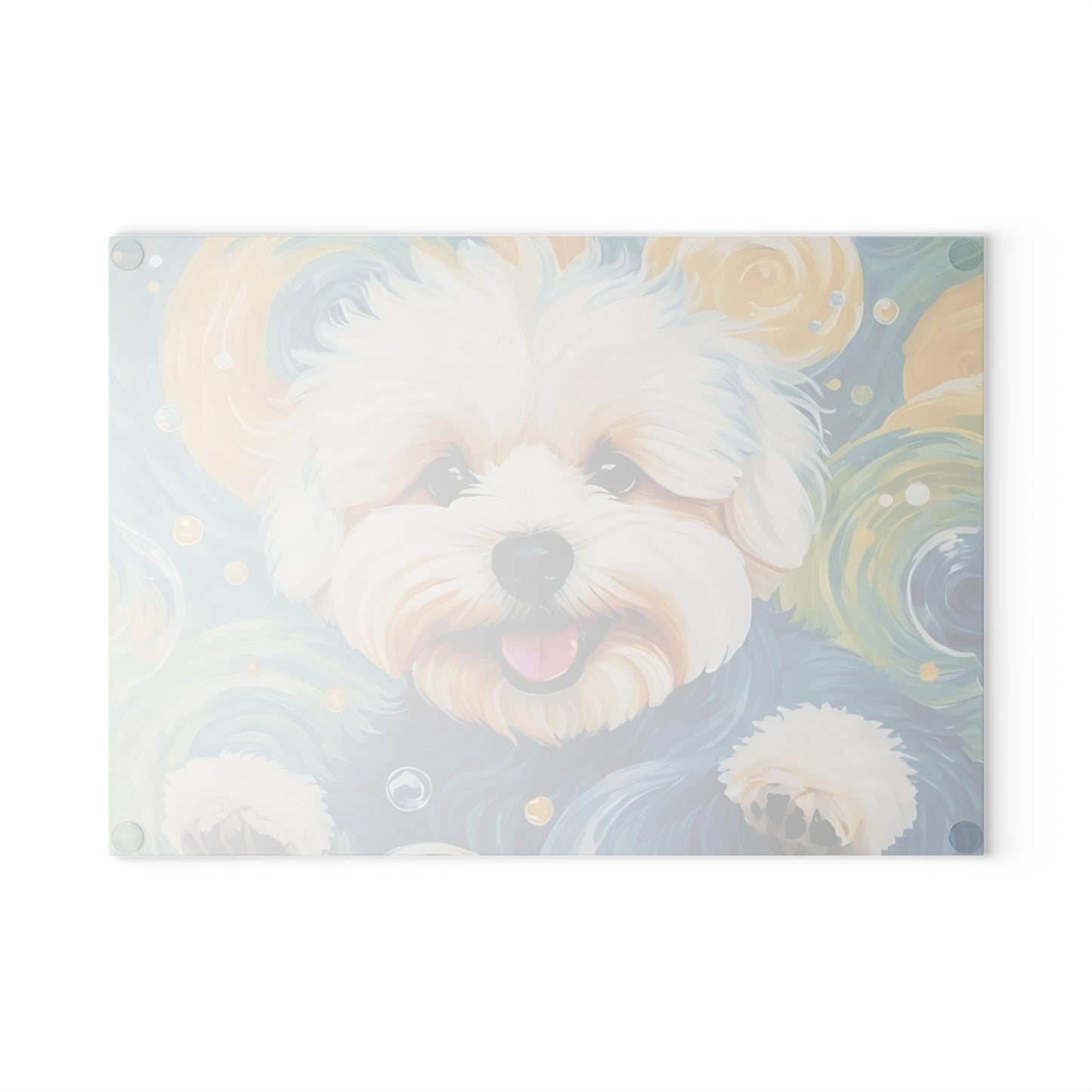 🐶✨ Bichon Frise Cutting Board – Fluffy Charm for Your Kitchen Décor