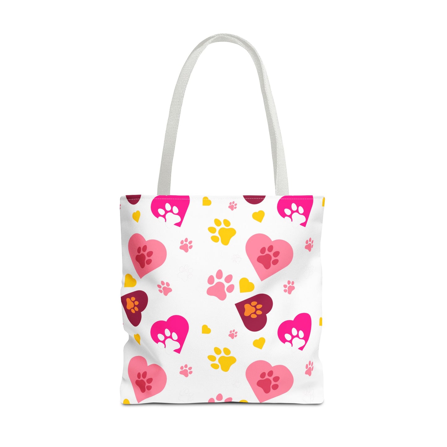 Bolsa de mano con estampado de patas y corazón | Pet Lover Everyday Carry-All