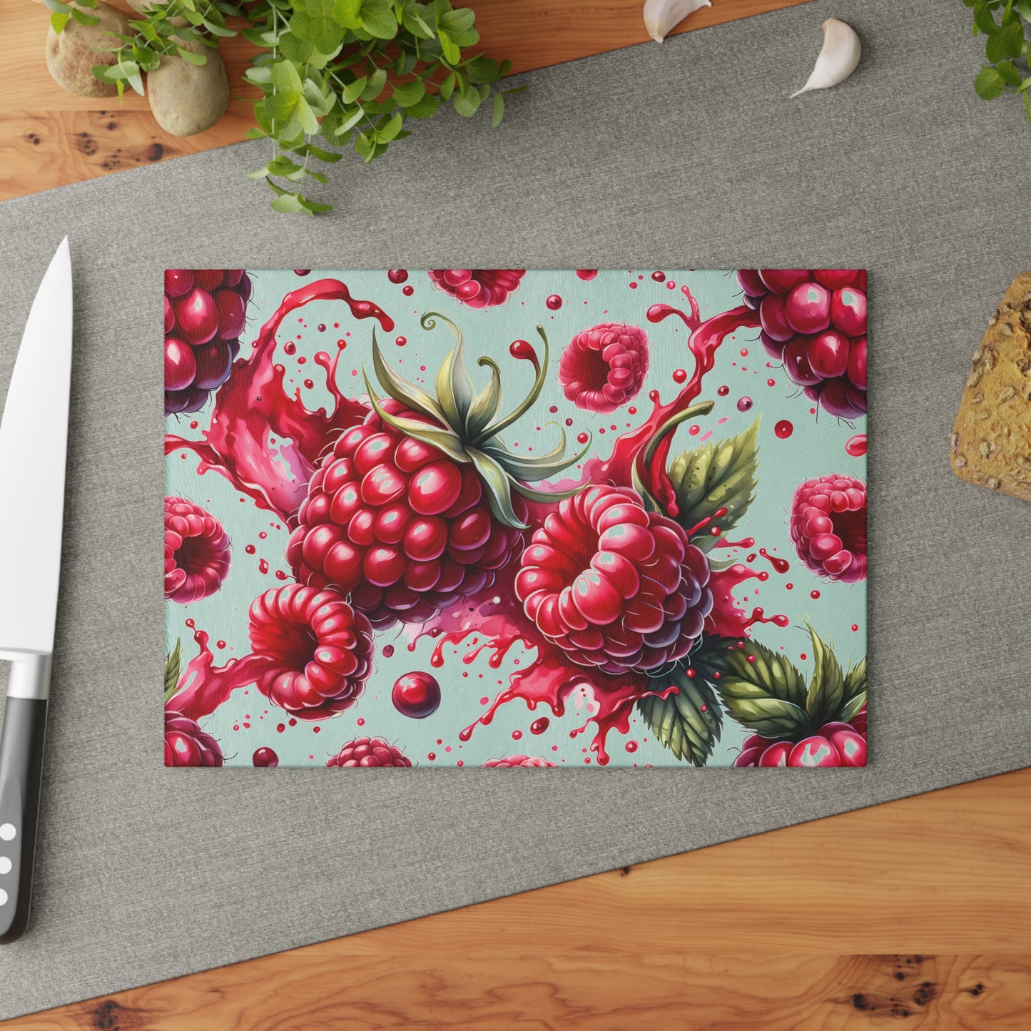 🍓 Raspberry Splash Cutting Board – Fresh & Flirty Charm for Your Kitchen