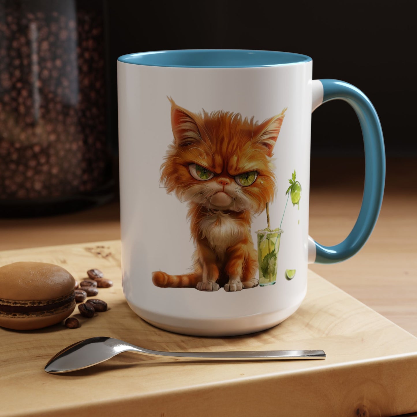 Taza de gato, taza personalizada, regalos para gatos, taza divertida, regalo personalizado, regalo para amantes de los gatos, regalos para gatitos, tazas personalizadas, gato loco