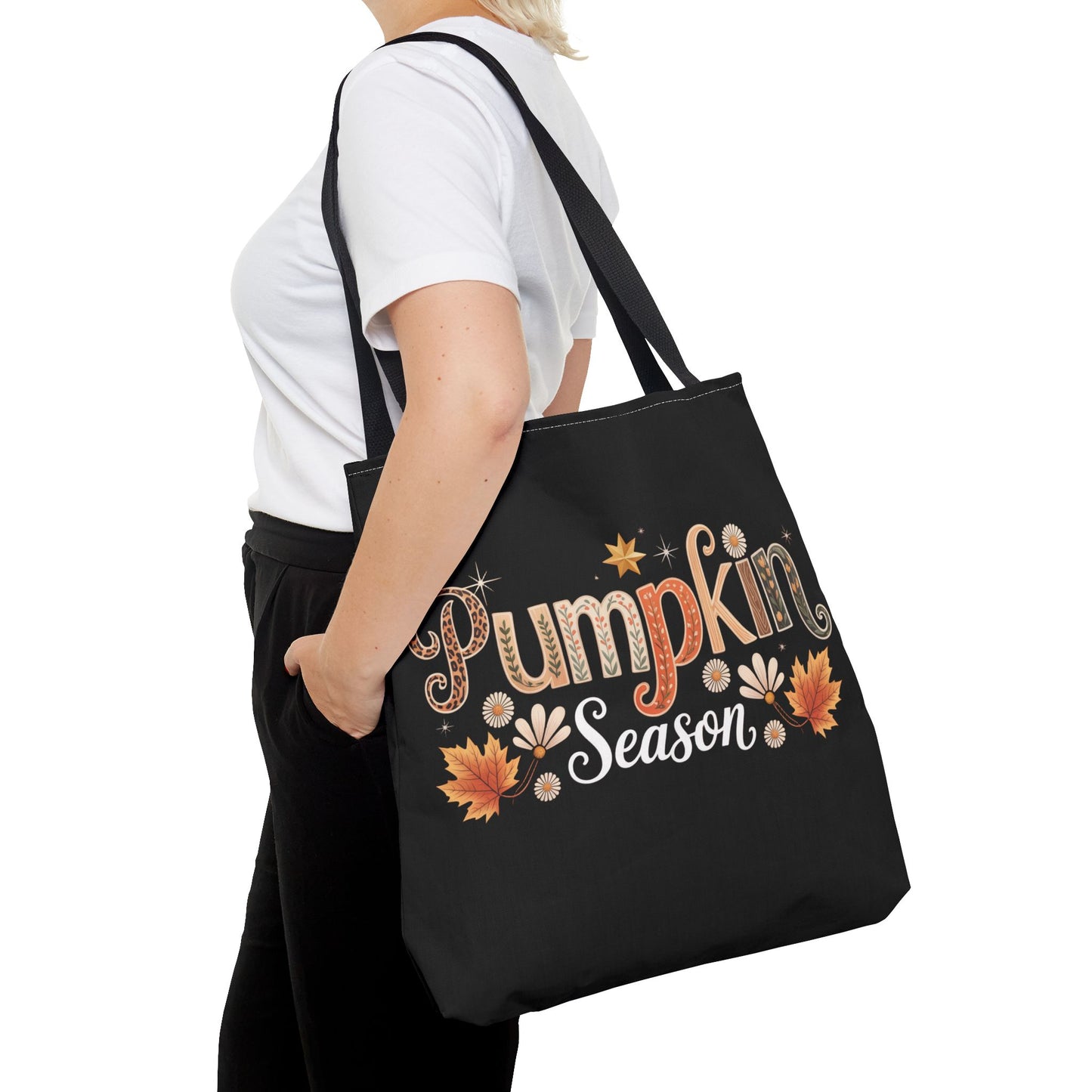 ๐ Pumpkin Season Tote Bag โ Autumn Vibes You Can Carry ๐๐