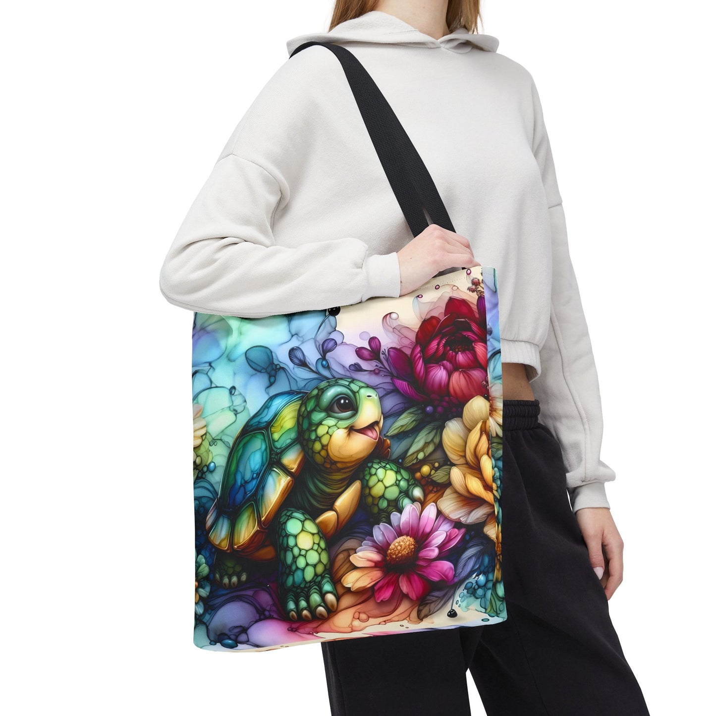 Bolsa de mano - Diseño de tortugas coloridas